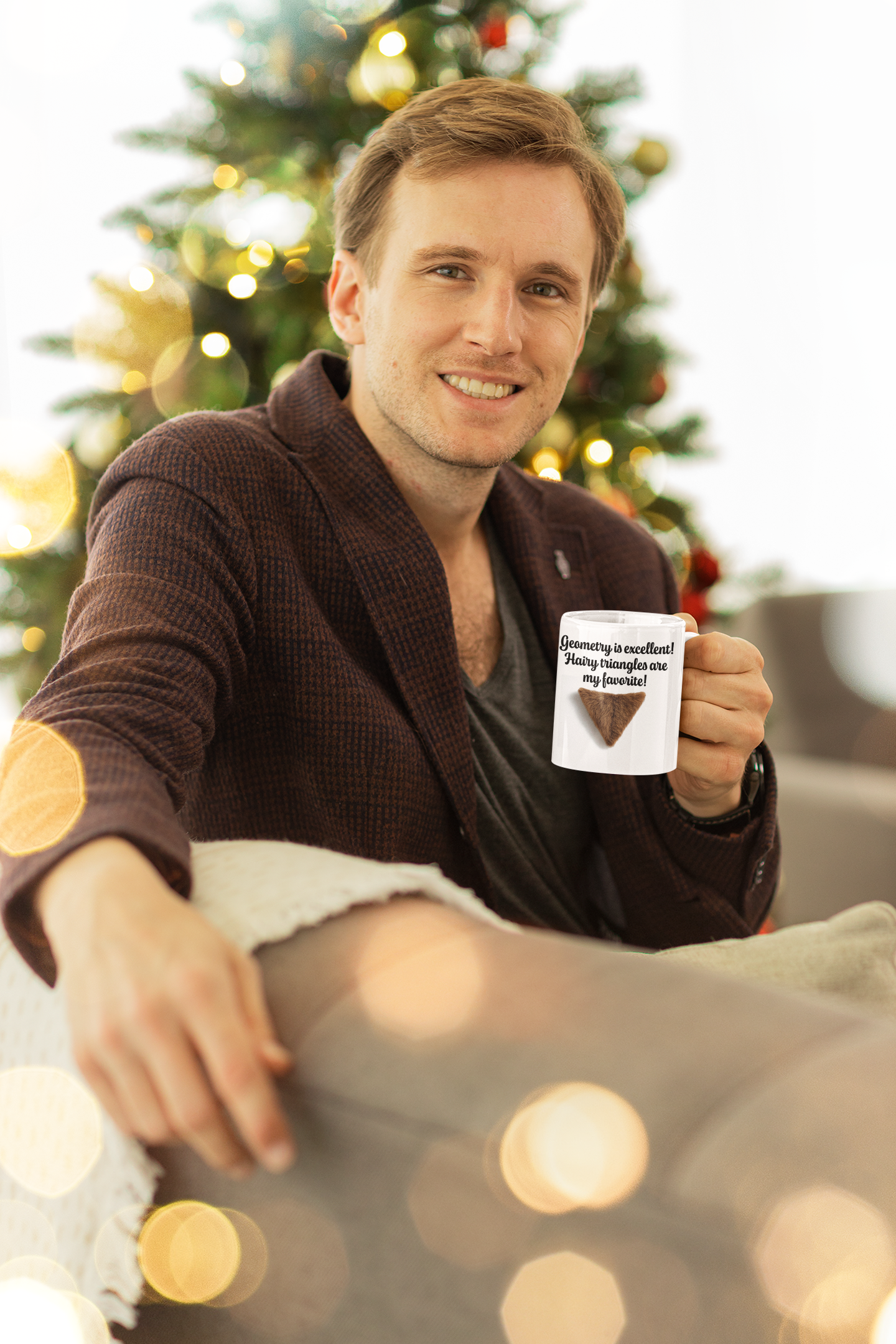 Geometry is great, I like the triangles mug All Caffeine Coffee Time Dark Humor Eat Pussy FB Funny Sarcastic Mug gift for boyfriend gift for dad gift for grandpa gift for him gift for husband gift for mom gift for wife Java Mocha pussy stocking stuffer Vagene vagina