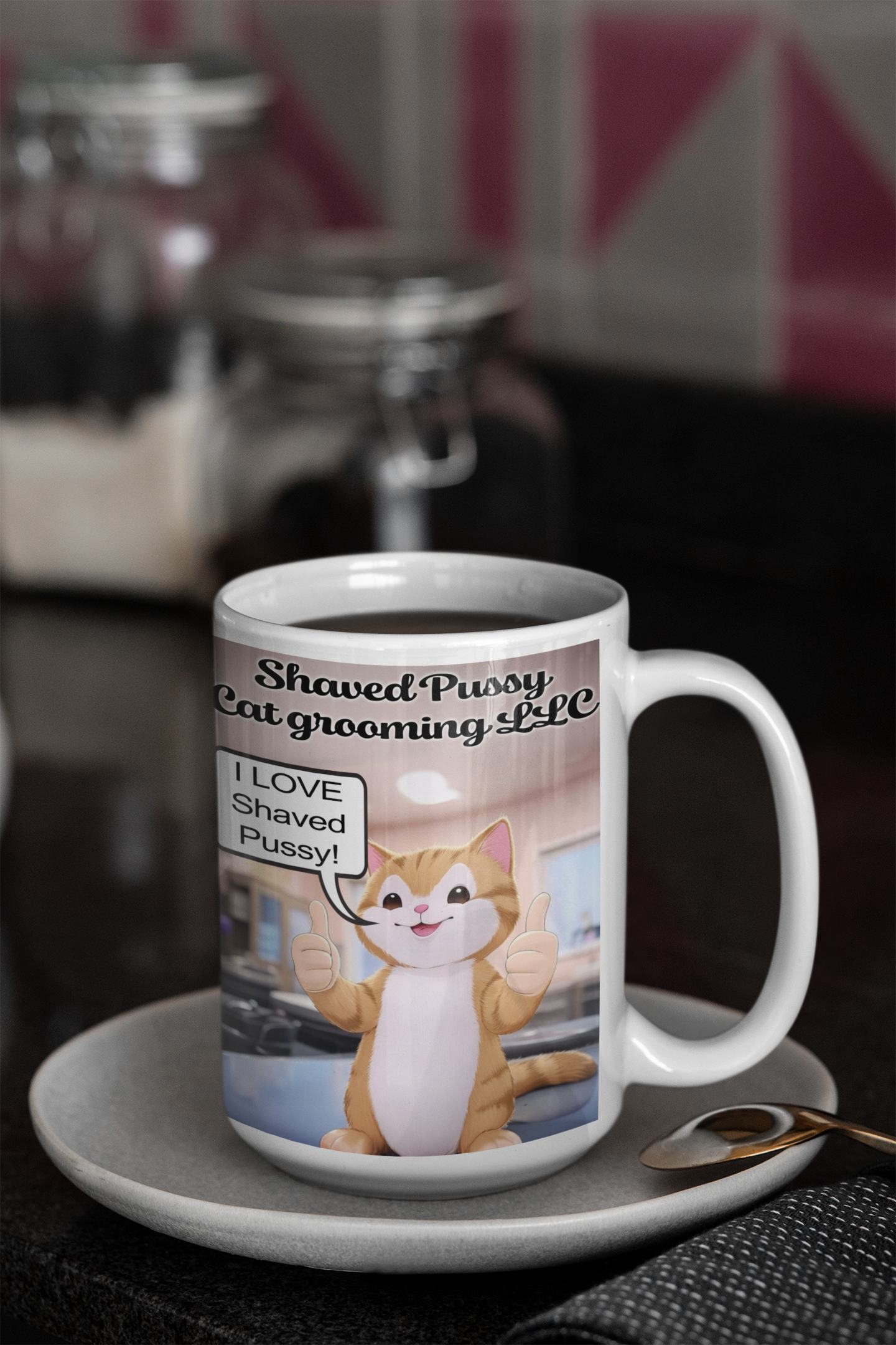 Shaved Pussy Cat Grooming LLC funny mug All Caffeine Christian gift Christmas gift Coffee Time Dark Humor FB Funny Sarcastic Mug gift for boyfriend gift for dad gift for grandpa gift for him gift for husband gift for mom gift for wife Java Mocha stocking stuffer