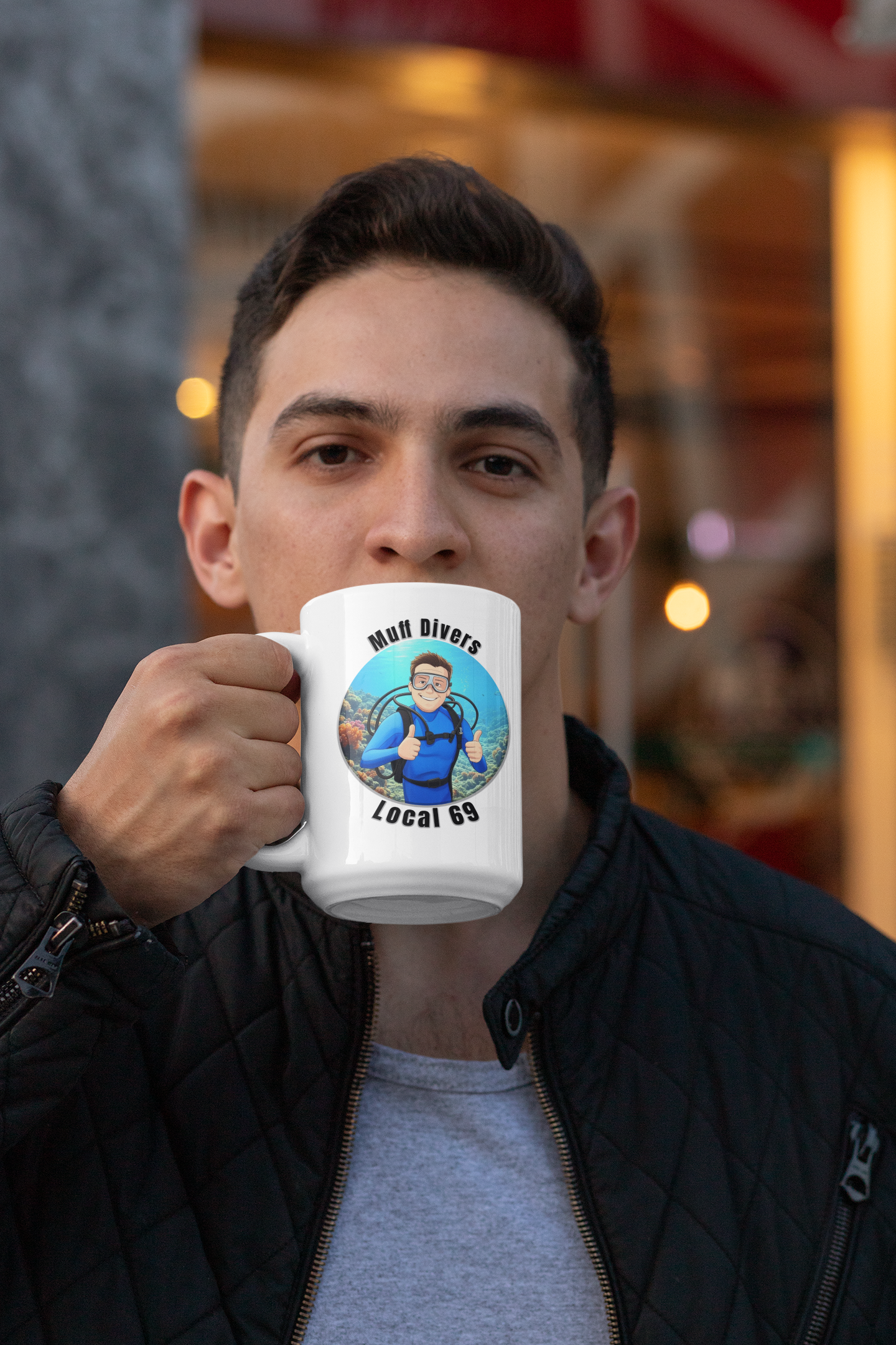 Muff Divers Local 69 mug All Caffeine Coffee Time Eat Pussy FB Funny Sarcastic Mug gift for boyfriend gift for dad gift for him Java libertarian Mocha oral sex stocking stuffer Vagene vagina