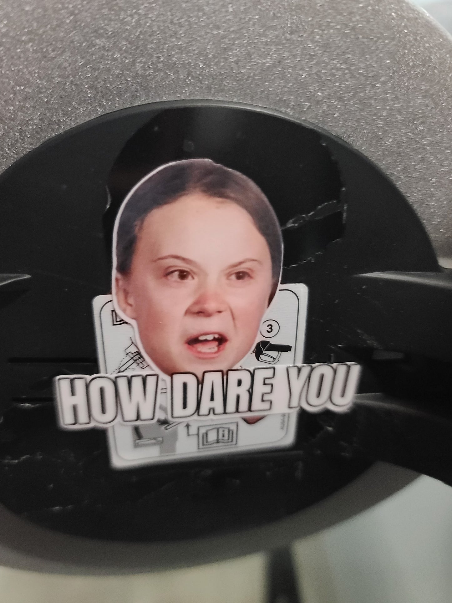 HOW DARE YOU - 18 Sticker sheet - For your gas tank / gas can / lawn mower - Sticker sheet climate change funny sticker gas sticker gas tank sticker global warming greta Greta Turnburg gretta Gretta Sticker gretta thurnburg Gretta Turnburg how dare you! liberal tears meme sticker petro sticker vinyl sticker
