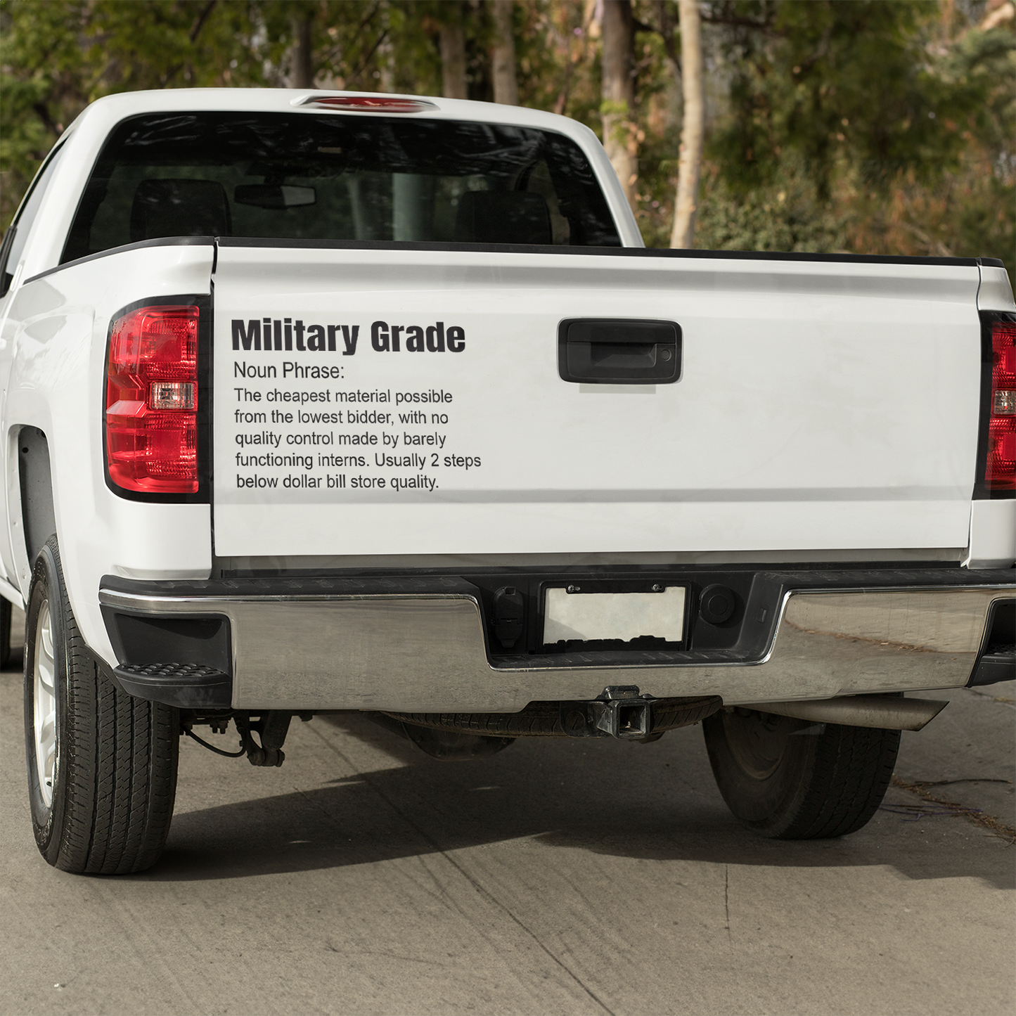 Military grade, it's not the flex you think it is vinyl decal adult beverage All decal stickers Decals for cars Decals for Trucks FB minivan sticker Potato vodka SUV decals truck decals window decal car Window decals window decor
