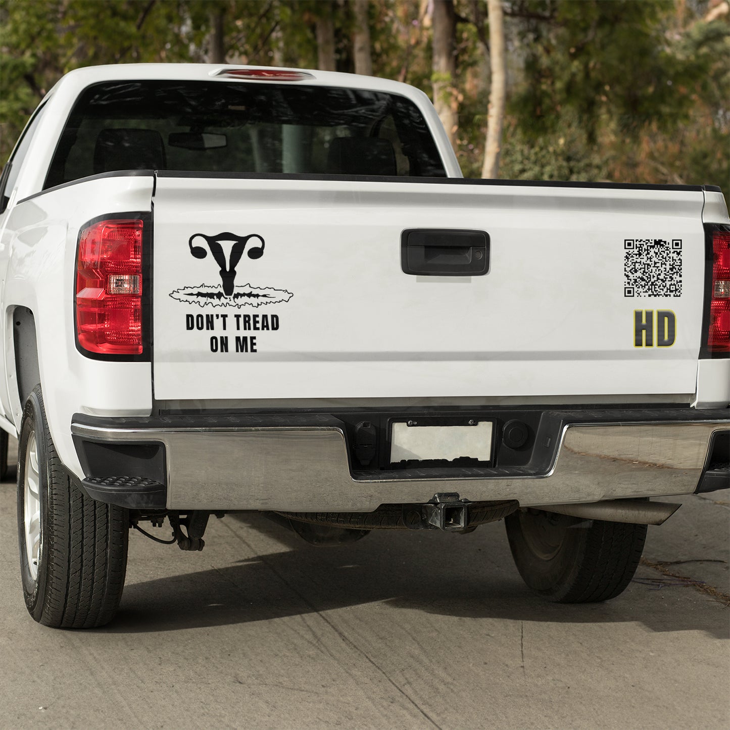 Don't tread on me Vinyl decal decal stickers Decals for cars Decals for Trucks minivan sticker RBG SUV decals truck decals Uterus window decal car Window decals window decor Woman's body