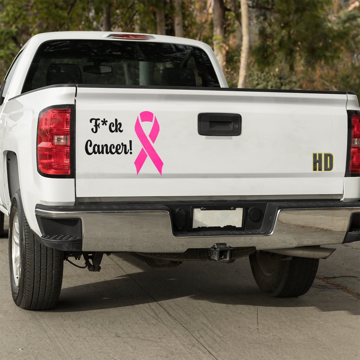 F*ck Cancer! Vinyl decal Cancer decal stickers Decals for cars Decals for Trucks decals for tumblers disease minivan sticker SUV decals truck decals window decal car Window decals window decor