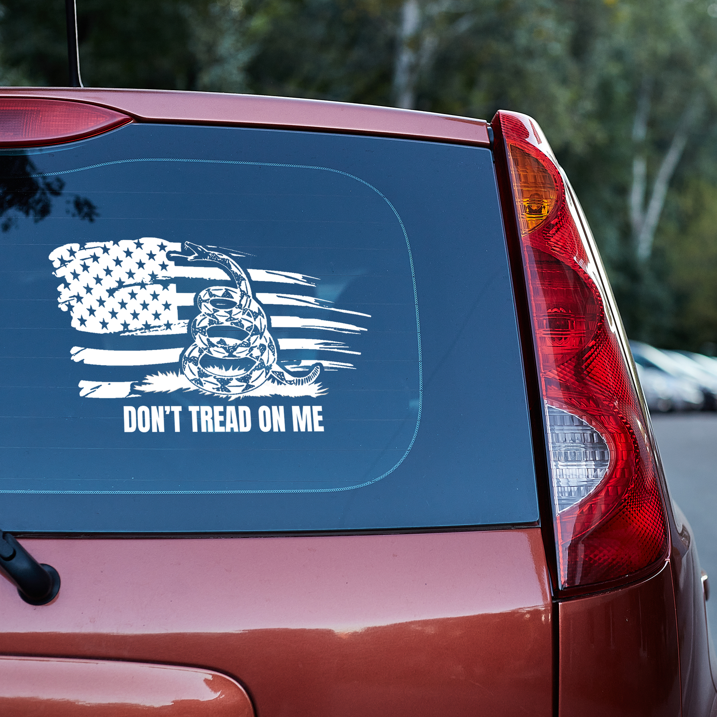 Don't tread on me Vinyl decal 2nd amendment car decal Gadsden snake liberty liberty snake Truck decal truck decals Vehicle decal
