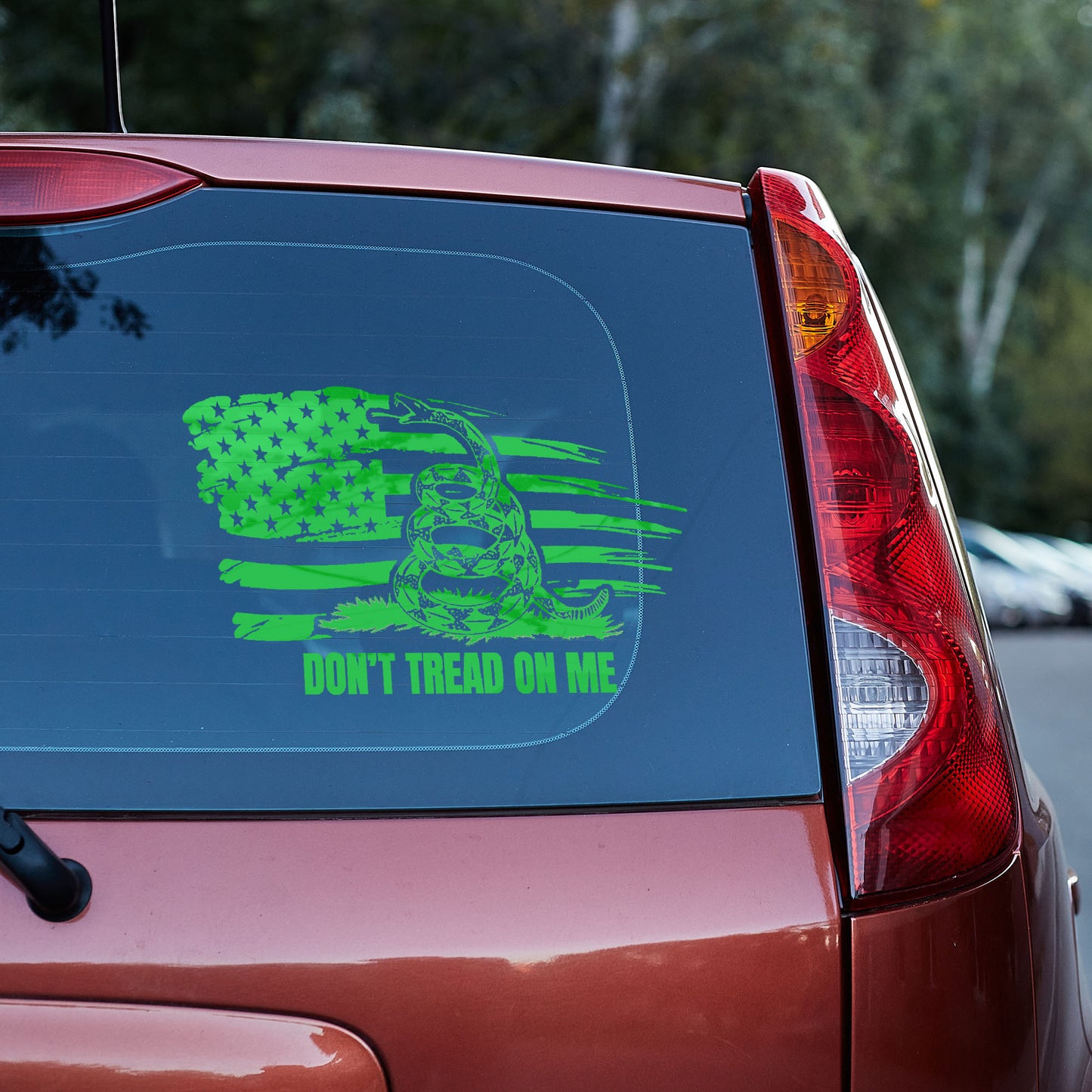 Don't tread on me Vinyl decal 2nd amendment car decal Gadsden snake liberty liberty snake Truck decal truck decals Vehicle decal