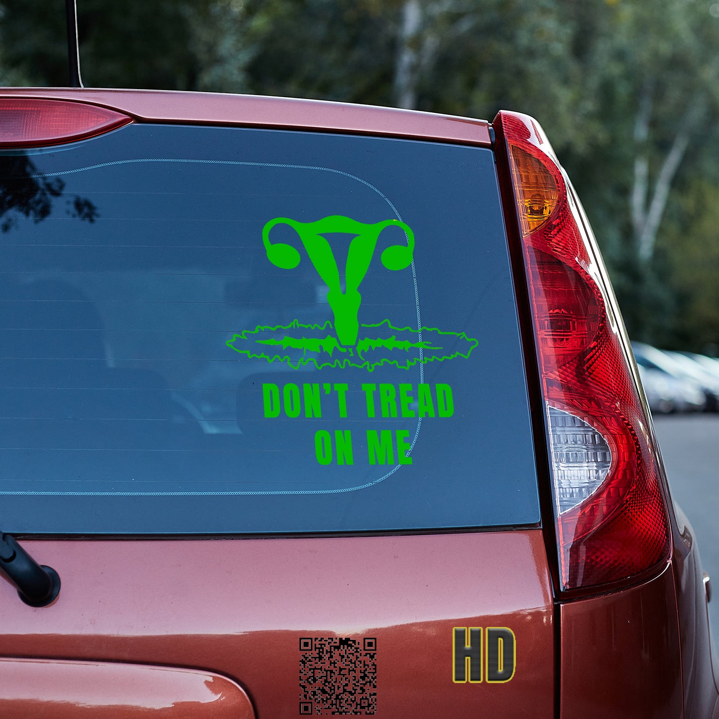 Don't tread on me Vinyl decal decal stickers Decals for cars Decals for Trucks minivan sticker RBG SUV decals truck decals Uterus window decal car Window decals window decor Woman's body