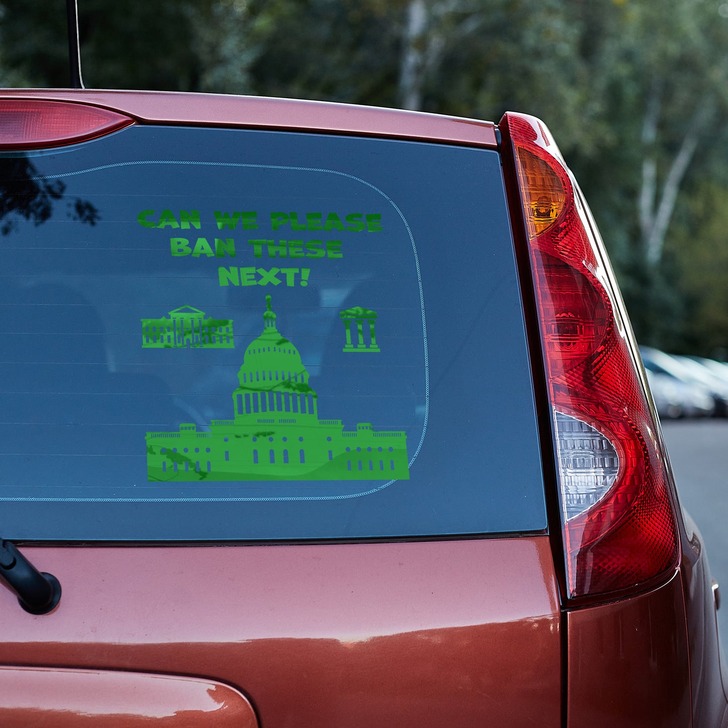 Can we please ban these next Vinyl decal All decal stickers Decals for cars Decals for Trucks decals for tumblers FB minivan sticker SUV decals TikTok TikTok ban truck decals window decal car Window decals window decor