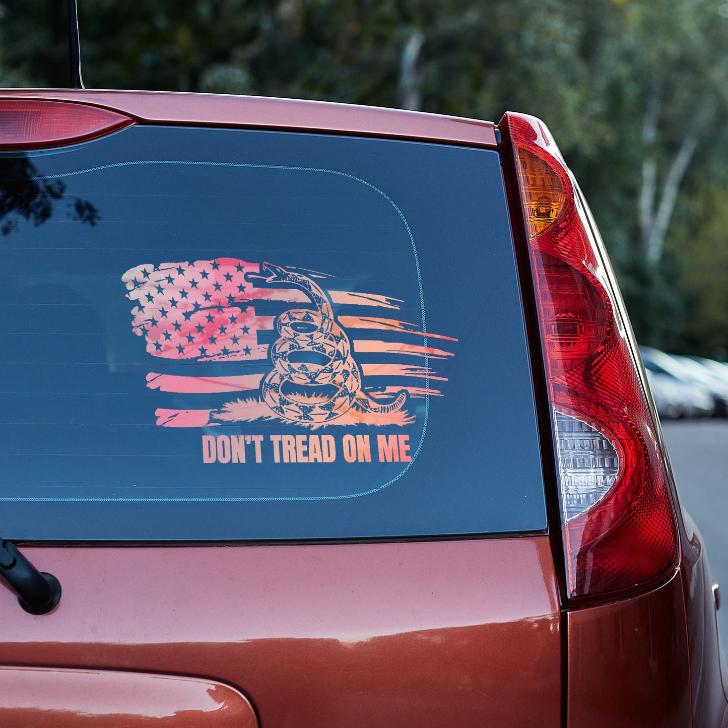 Don't tread on me Vinyl decal 2nd amendment car decal Gadsden snake liberty liberty snake Truck decal truck decals Vehicle decal