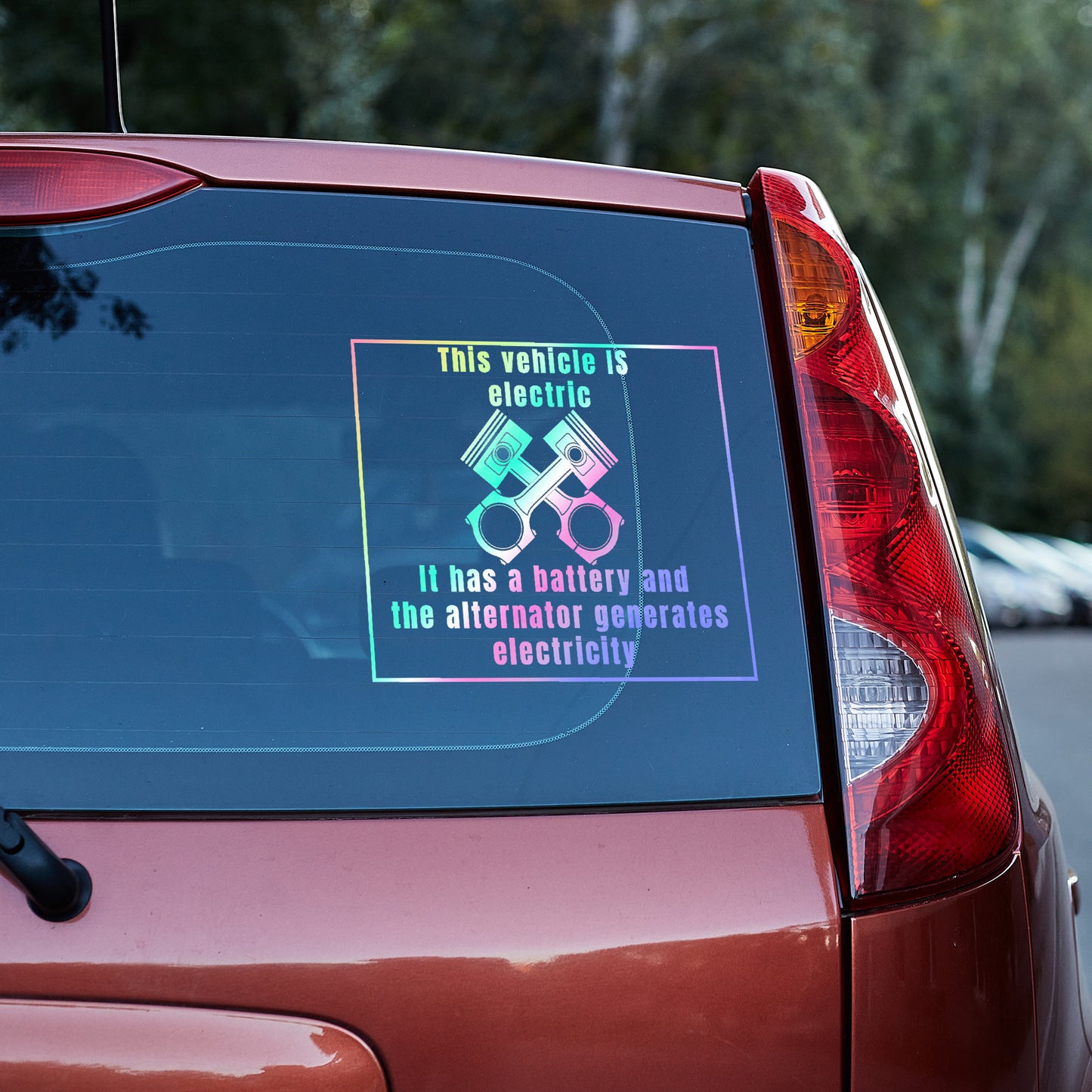 This vehicle IS electric vinyl decal All boss gift car decor dads day gift FB gift for dad gift for grandpa gift for her gift for him gift for husband gift for mom gift for sister gift for wife moms gift Unique gift Vinyl Vinyl decals vinyl sticker Vinyl stickers window decal window sticker