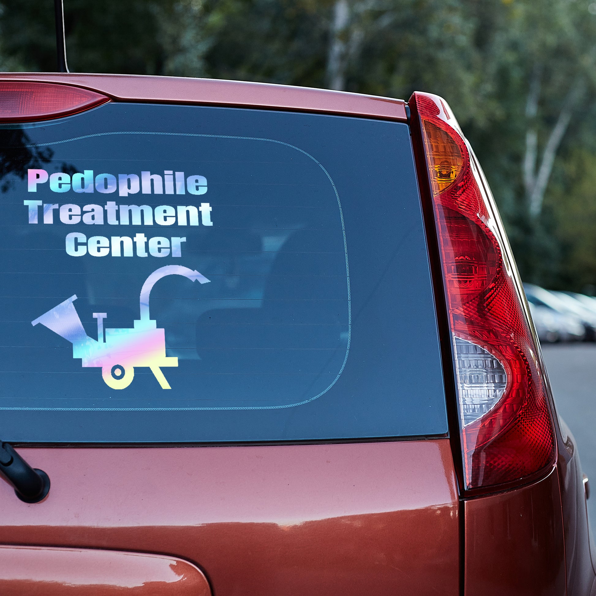 Pedophile Treatment Center vinyl decal car decal decal for cars decal for trucks Decals for cars Decals for Trucks decals for tumblers decals for vehicles door decal funny decals p diddy Window decals