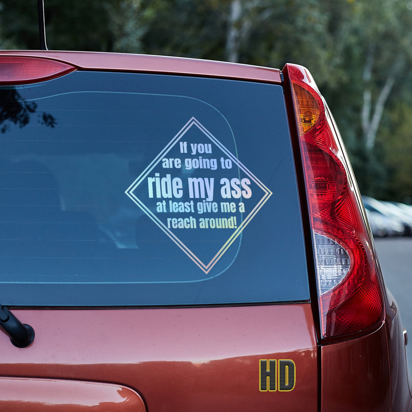 If you are going to ride my ass at least give me a reach around! 2 Vinyl decal All decal stickers Decals for cars Decals for Trucks FB minivan sticker road rage SUV decals truck decals window decal car Window decals window decor