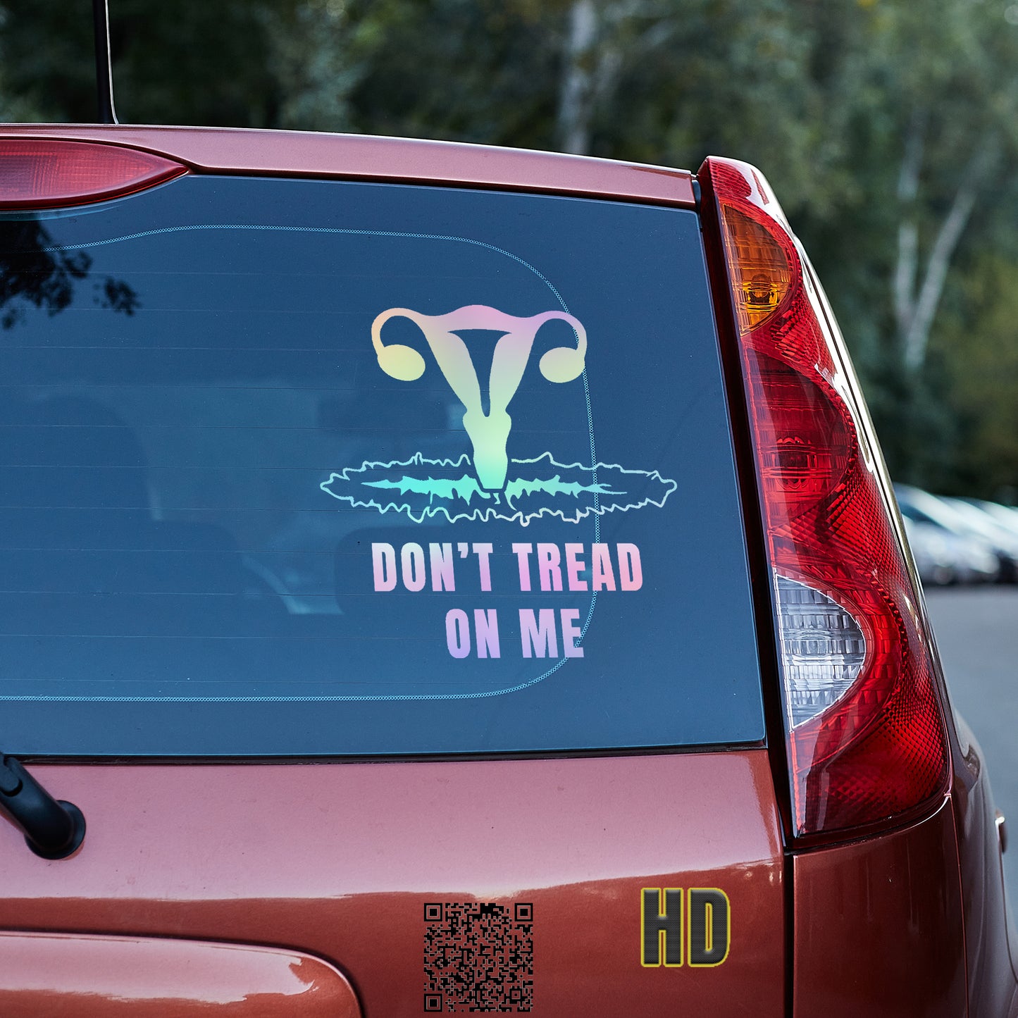 Don't tread on me Vinyl decal decal stickers Decals for cars Decals for Trucks minivan sticker RBG SUV decals truck decals Uterus window decal car Window decals window decor Woman's body