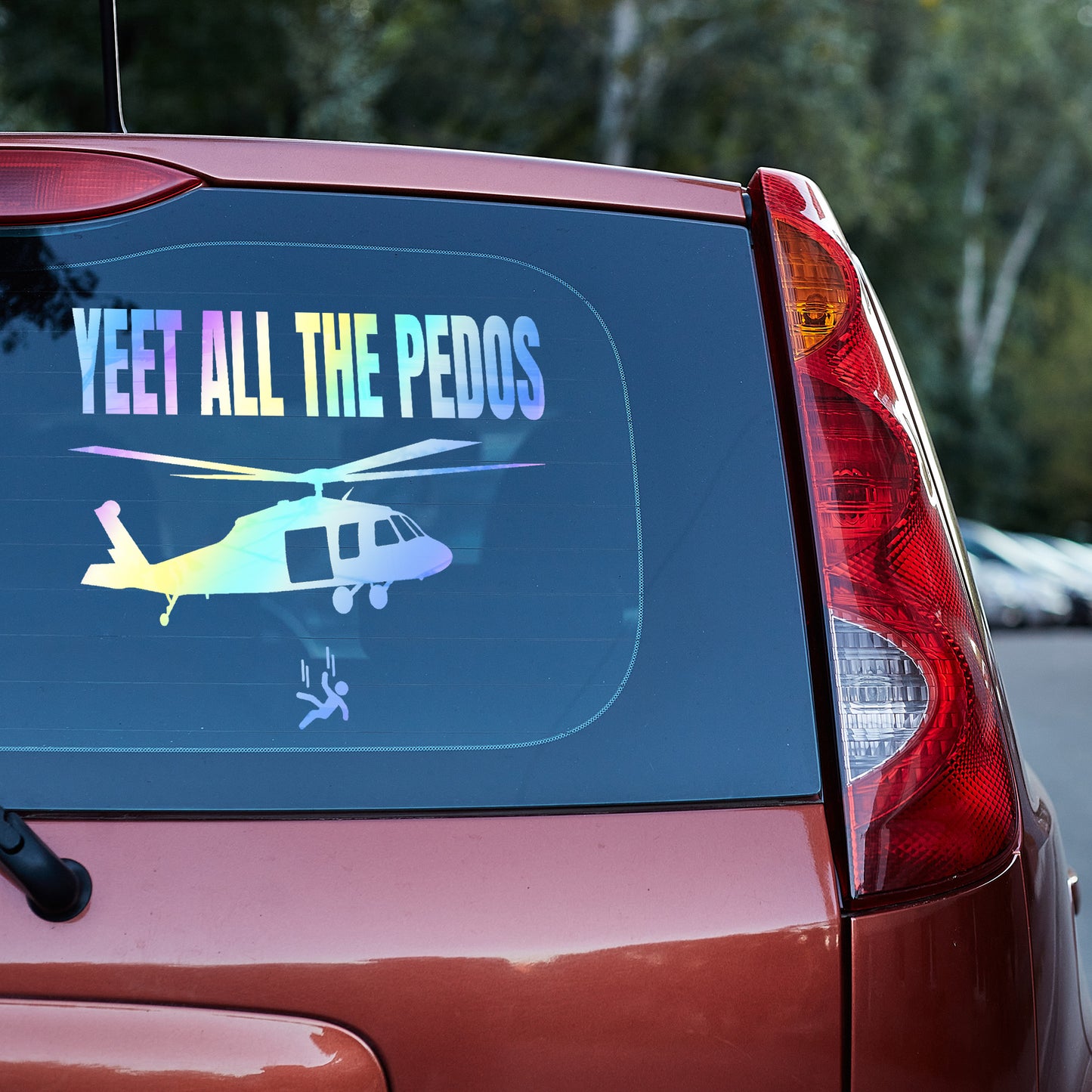 yeet all the Pedos Vinyl Decal Diddy Epstein Epstein Client List p diddy window decal window sticker