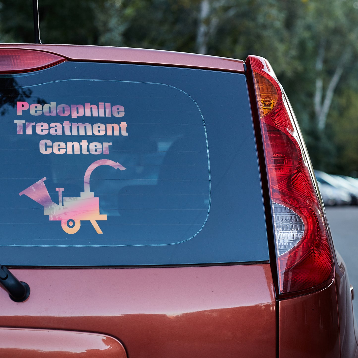 Pedophile Treatment Center vinyl decal car decal decal for cars decal for trucks Decals for cars Decals for Trucks decals for tumblers decals for vehicles door decal funny decals p diddy Window decals