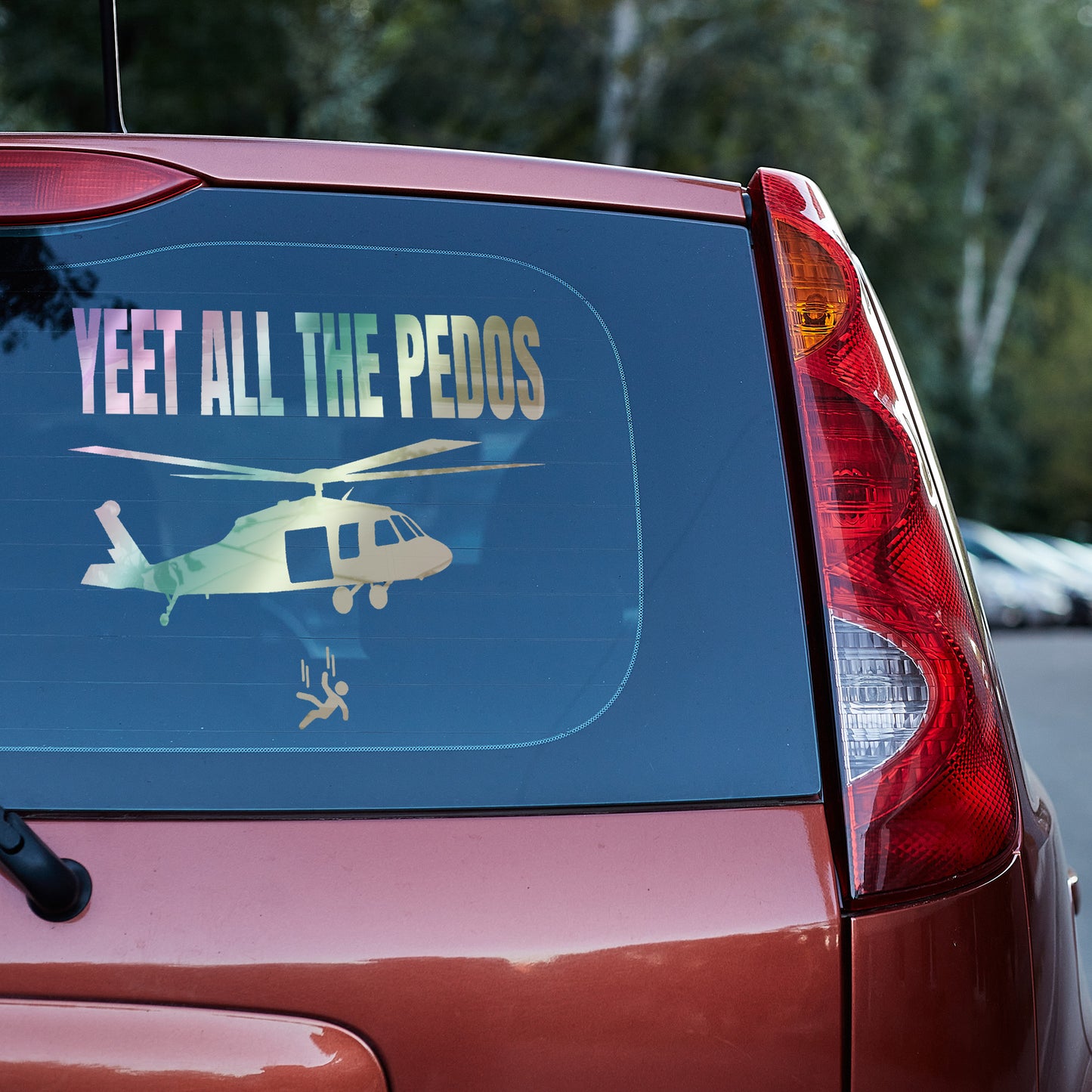 yeet all the Pedos Vinyl Decal Diddy Epstein Epstein Client List p diddy window decal window sticker