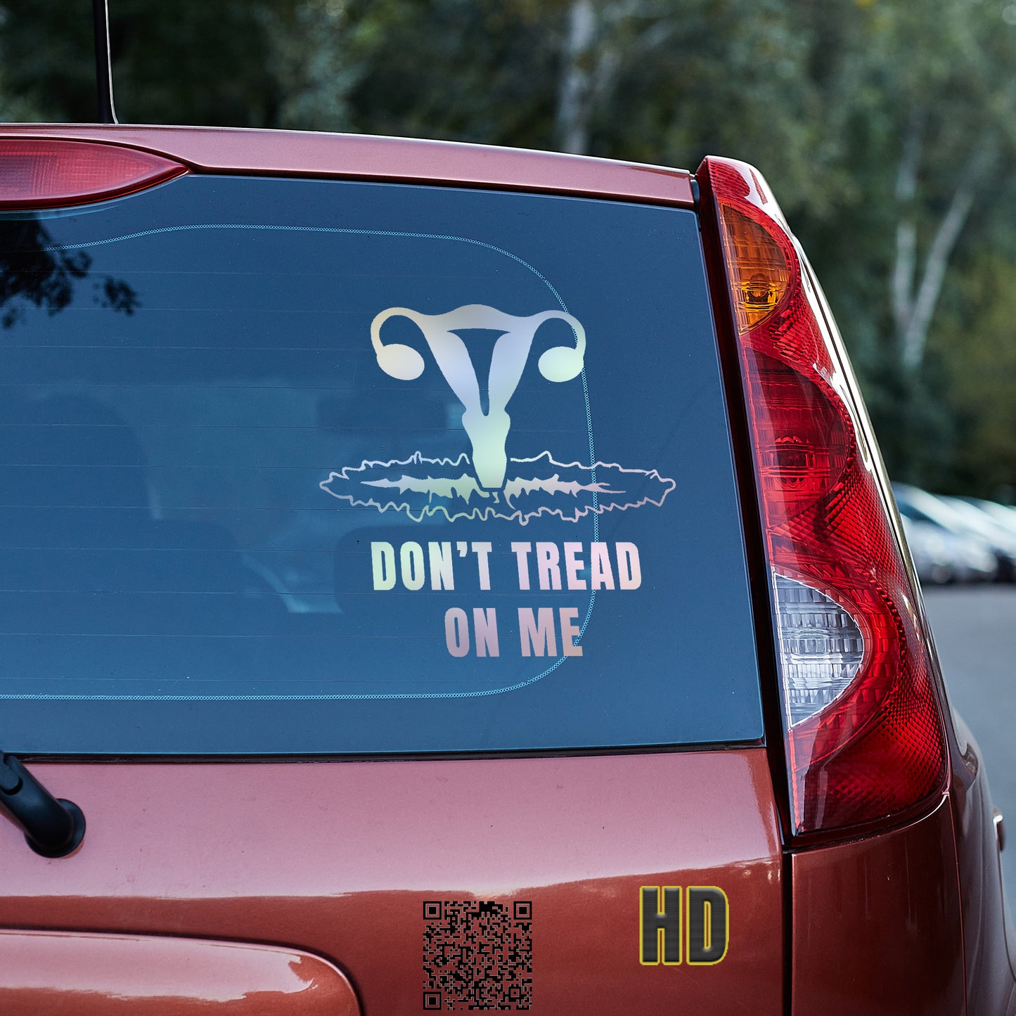 Don't tread on me Vinyl decal decal stickers Decals for cars Decals for Trucks minivan sticker RBG SUV decals truck decals Uterus window decal car Window decals window decor Woman's body