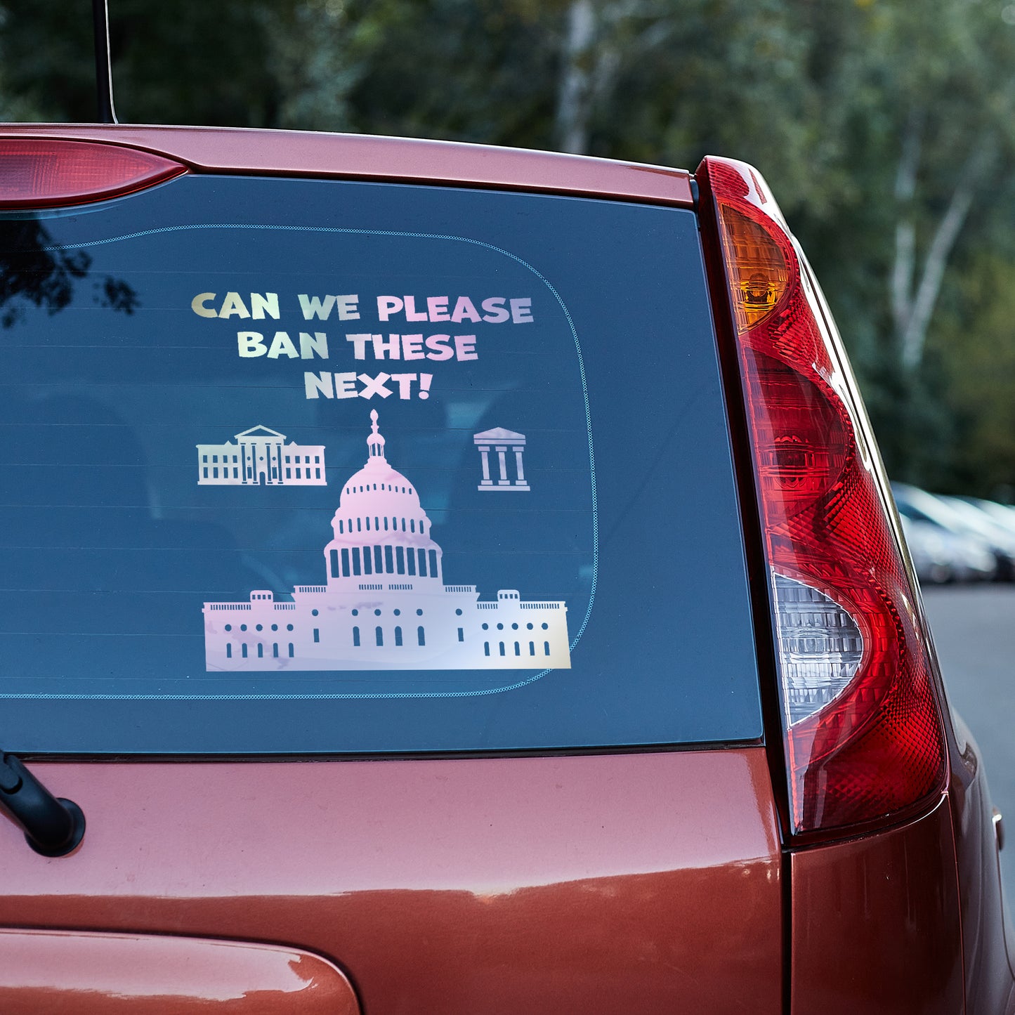 Can we please ban these next Vinyl decal All decal stickers Decals for cars Decals for Trucks decals for tumblers FB minivan sticker SUV decals TikTok TikTok ban truck decals window decal car Window decals window decor