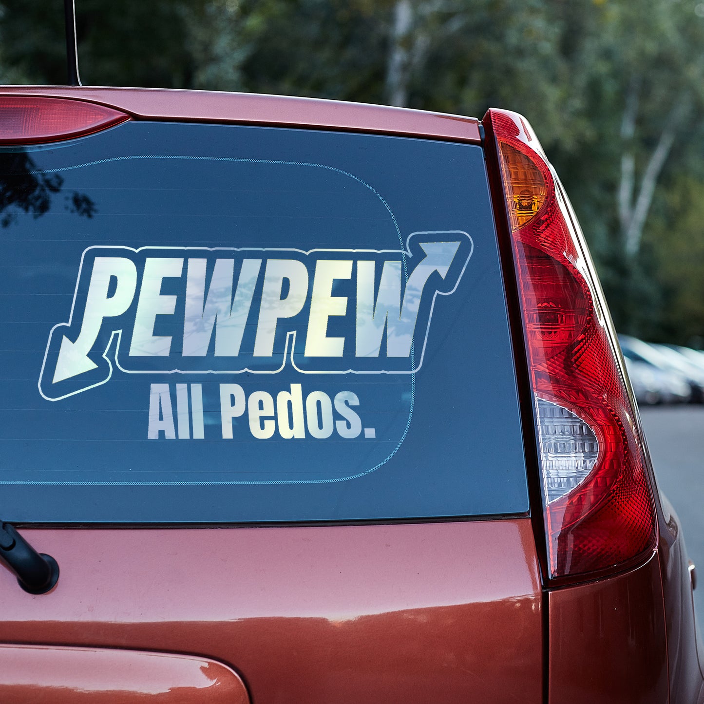 Pew Pew ALL Pedos vinyl decal car decal decal for cars decal for trucks Decals for cars Decals for Trucks decals for tumblers decals for vehicles door decal funny decals p diddy Window decals