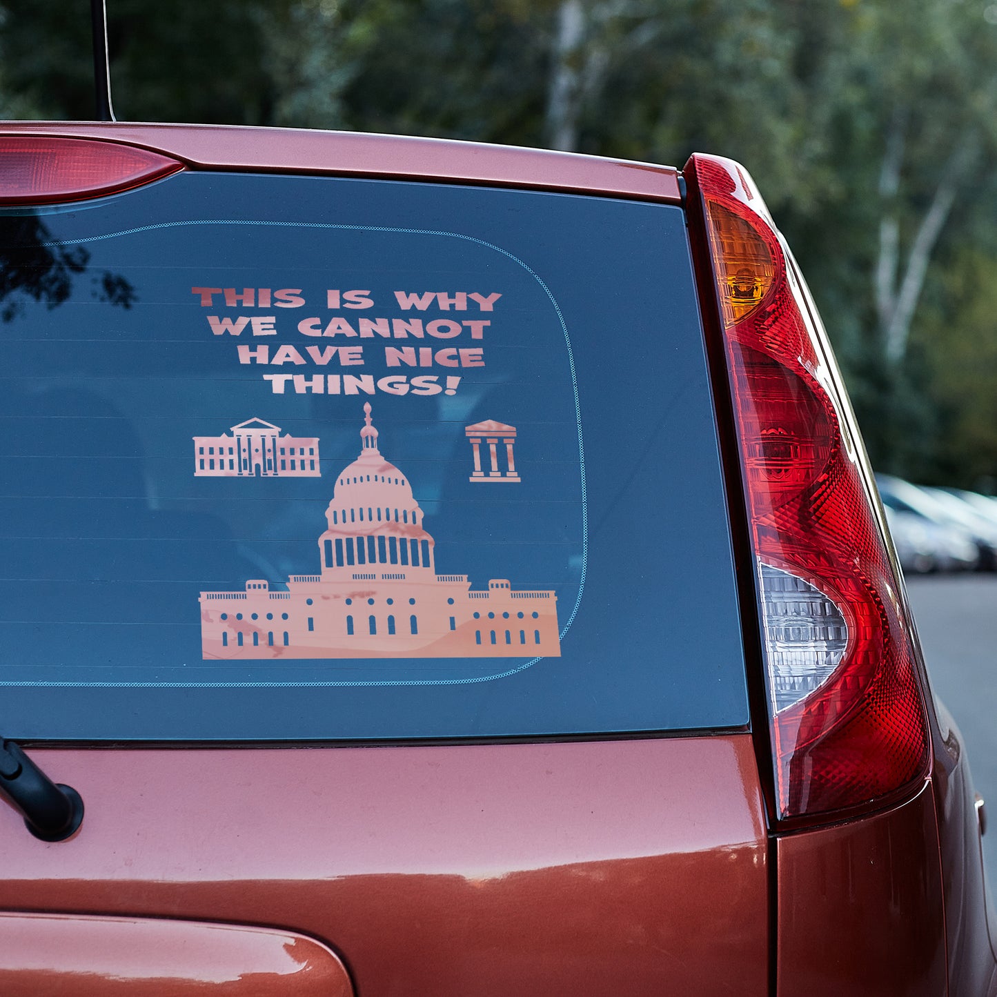 This is why we cannot have nice things Vinyl decal All decal stickers Decals for cars Decals for Trucks decals for tumblers FB minivan sticker SUV decals truck decals window decal car Window decals window decor