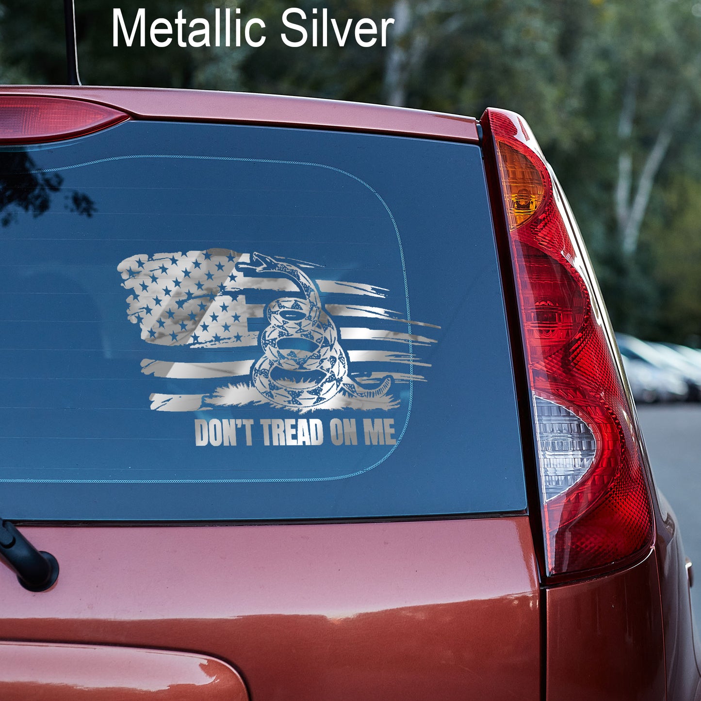 Don't tread on me Vinyl decal 2nd amendment car decal Gadsden snake liberty liberty snake Truck decal truck decals Vehicle decal