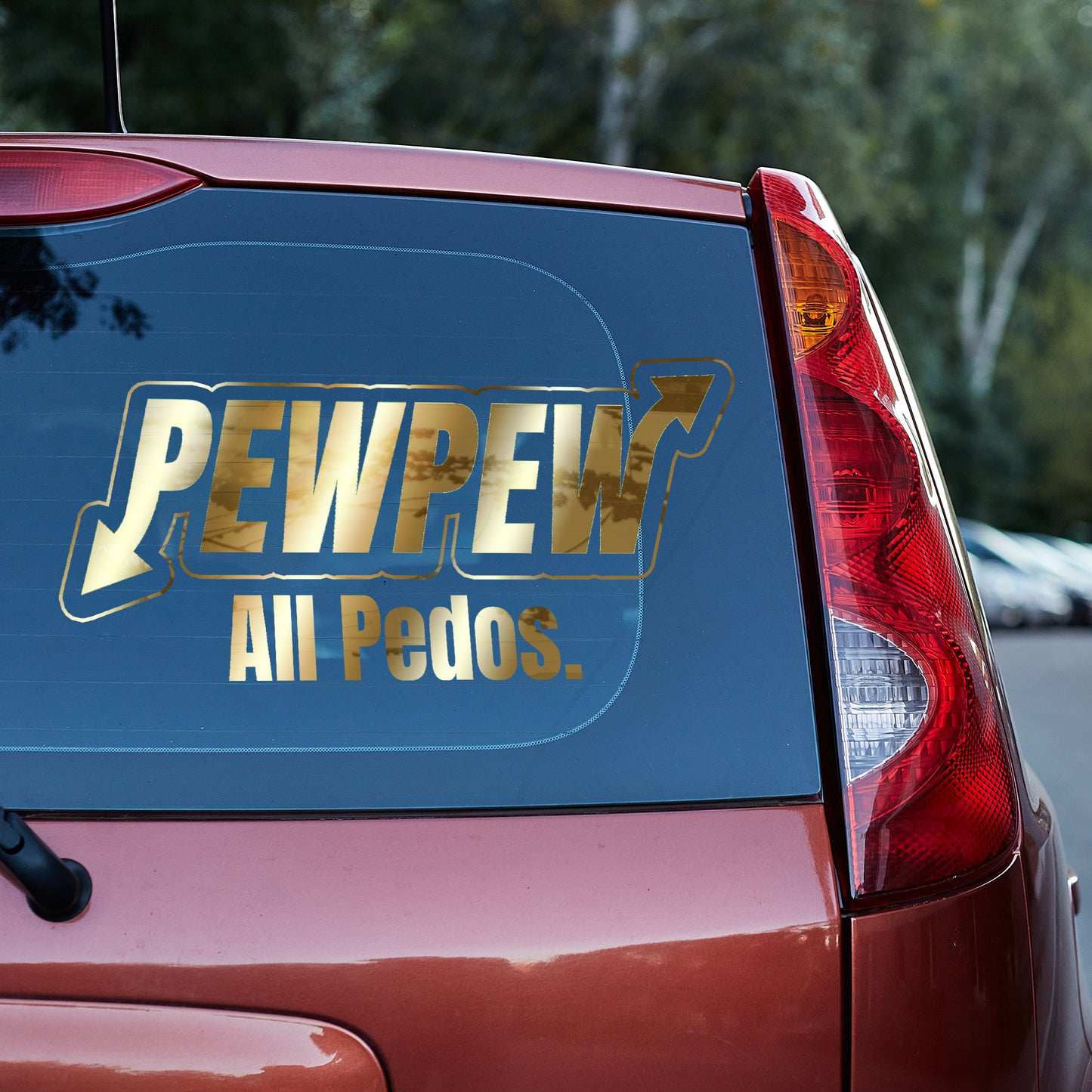 Pew Pew ALL Pedos vinyl decal car decal decal for cars decal for trucks Decals for cars Decals for Trucks decals for tumblers decals for vehicles door decal funny decals p diddy Window decals