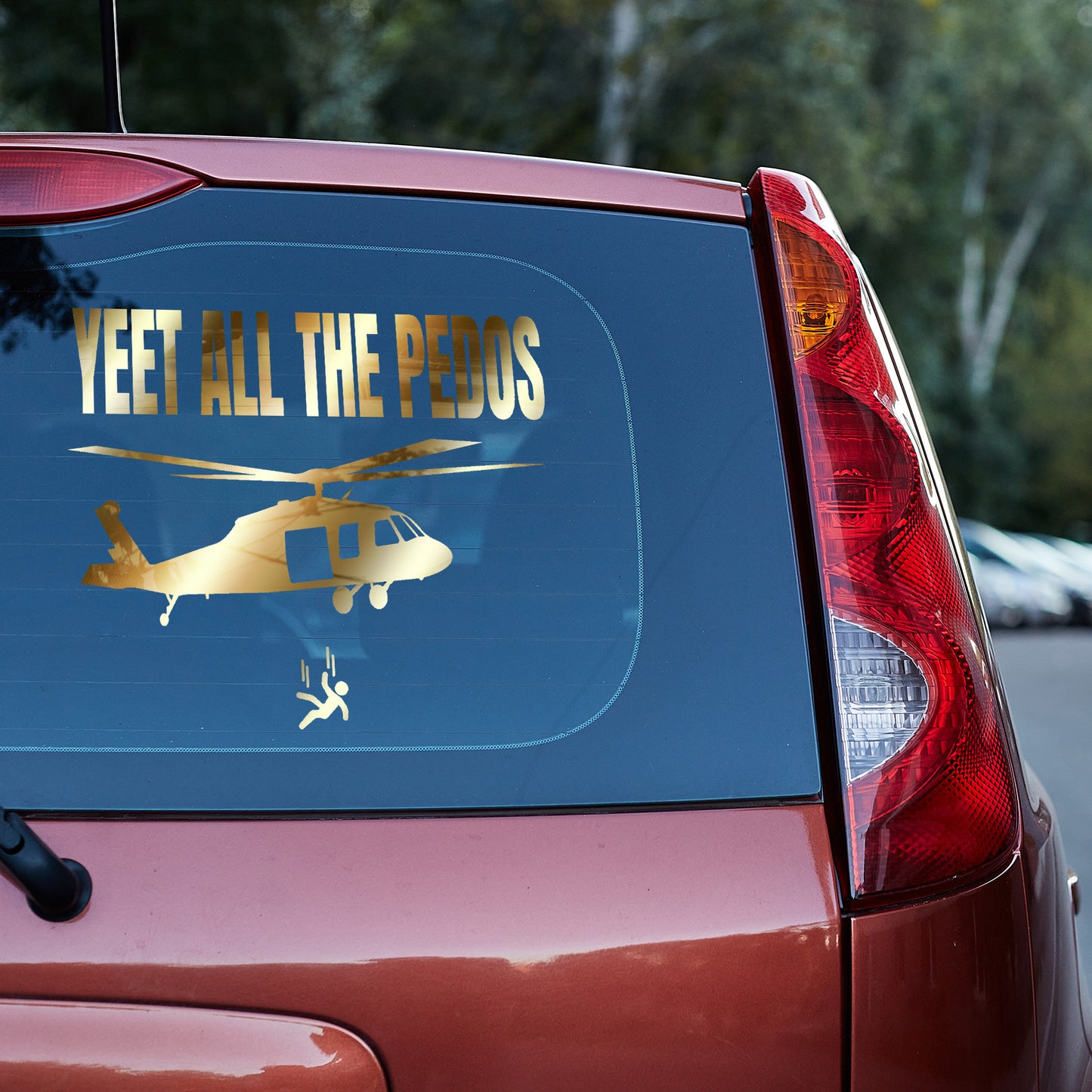 yeet all the Pedos Vinyl Decal Diddy Epstein Epstein Client List p diddy window decal window sticker