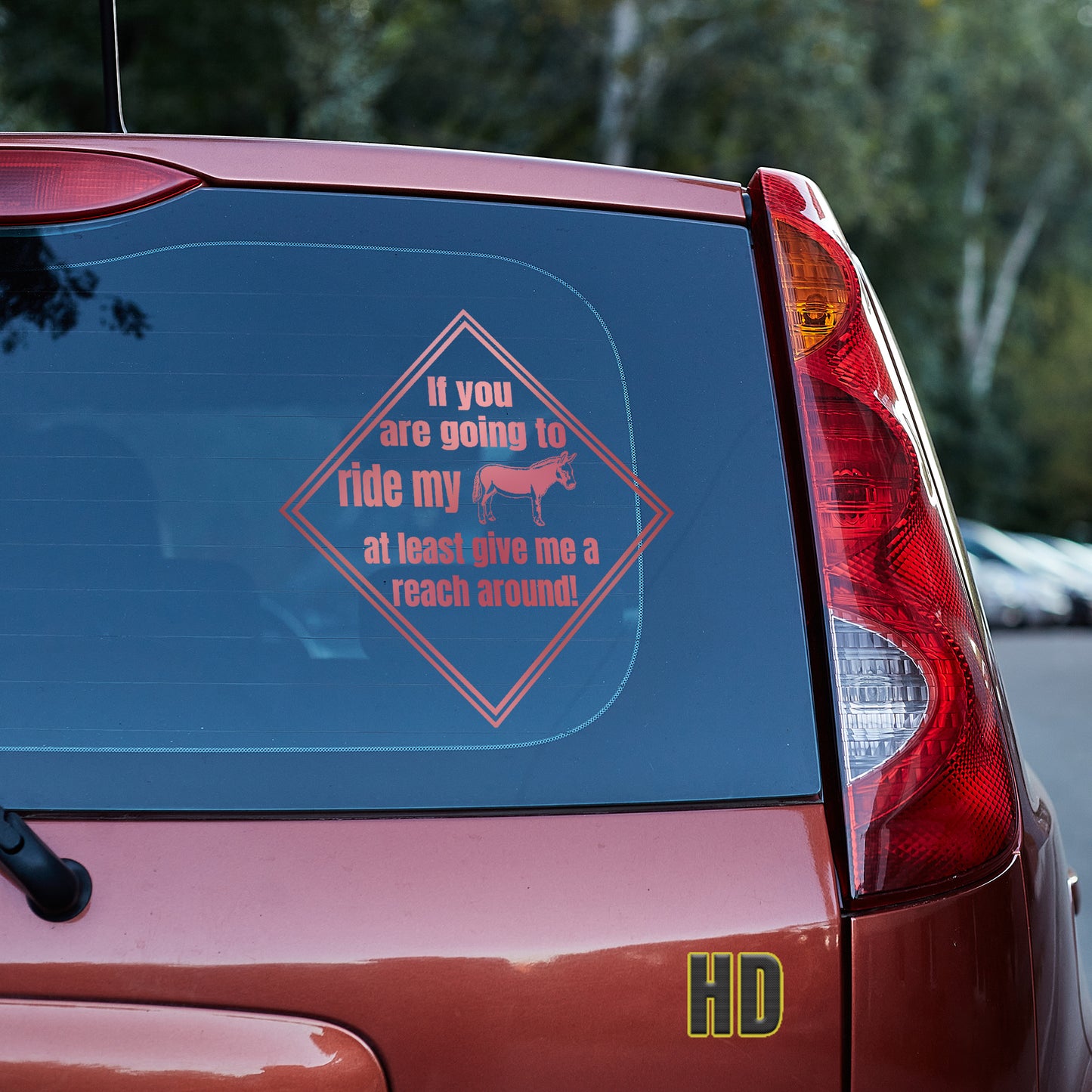 If you are going to ride my ass at least give me a reach around! Vinyl decal All decal stickers Decals for cars Decals for Trucks FB minivan sticker road rage SUV decals truck decals window decal car Window decals window decor
