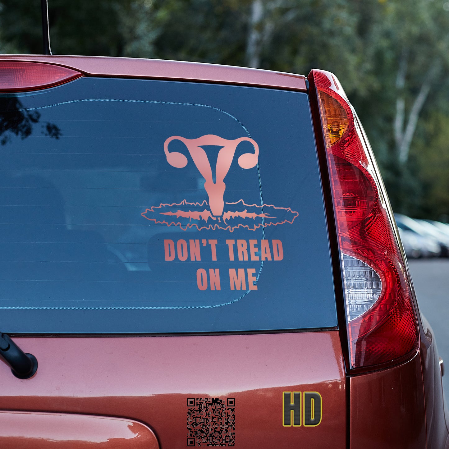 Don't tread on me Vinyl decal decal stickers Decals for cars Decals for Trucks minivan sticker RBG SUV decals truck decals Uterus window decal car Window decals window decor Woman's body