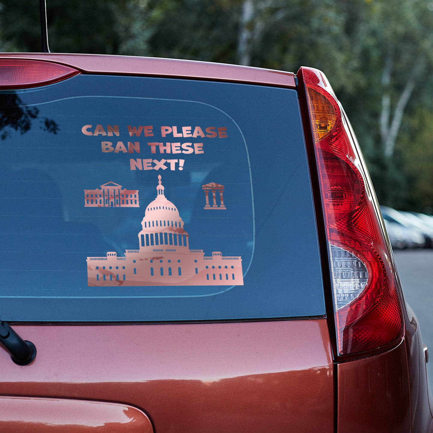 Can we please ban these next Vinyl decal All decal stickers Decals for cars Decals for Trucks decals for tumblers FB minivan sticker SUV decals TikTok TikTok ban truck decals window decal car Window decals window decor