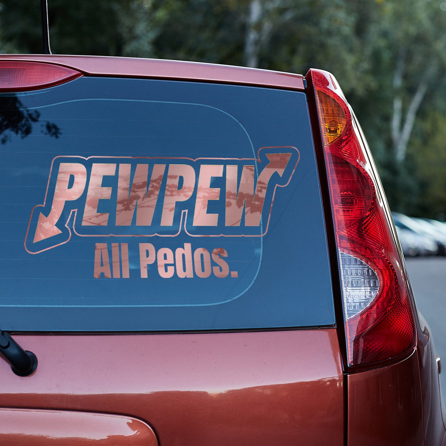 Pew Pew ALL Pedos vinyl decal car decal decal for cars decal for trucks Decals for cars Decals for Trucks decals for tumblers decals for vehicles door decal funny decals p diddy Window decals