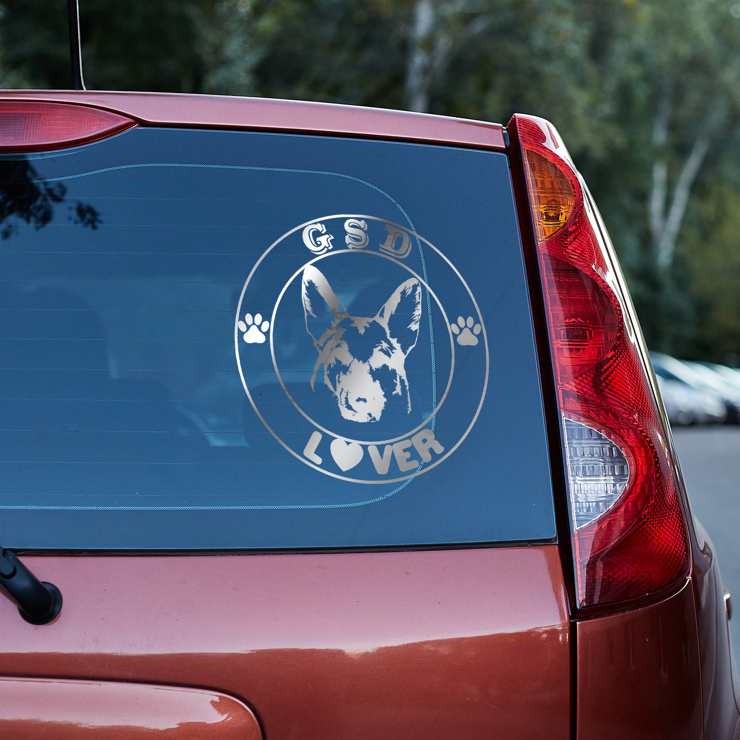 GSD (German Shepherd Dog) Lover vinyl decal All decal stickers Decals for cars Decals for Trucks decals for tumblers Dog Lover FB freedom German Shepherd liberty minivan sticker SUV decals truck decals window decal car Window decals window decor