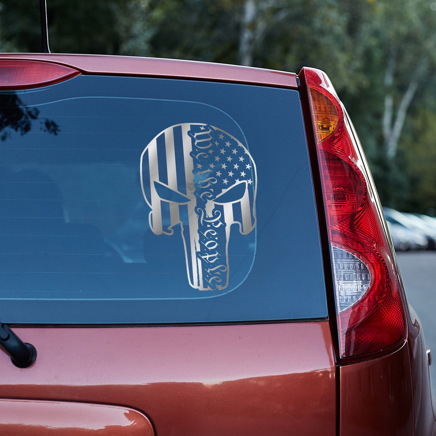 We the people patriotic skull vinyl decal 1776 decal stickers Decals for cars Decals for Trucks decals for tumblers freedom liberty minivan sticker SUV decals truck decals window decal car Window decals window decor