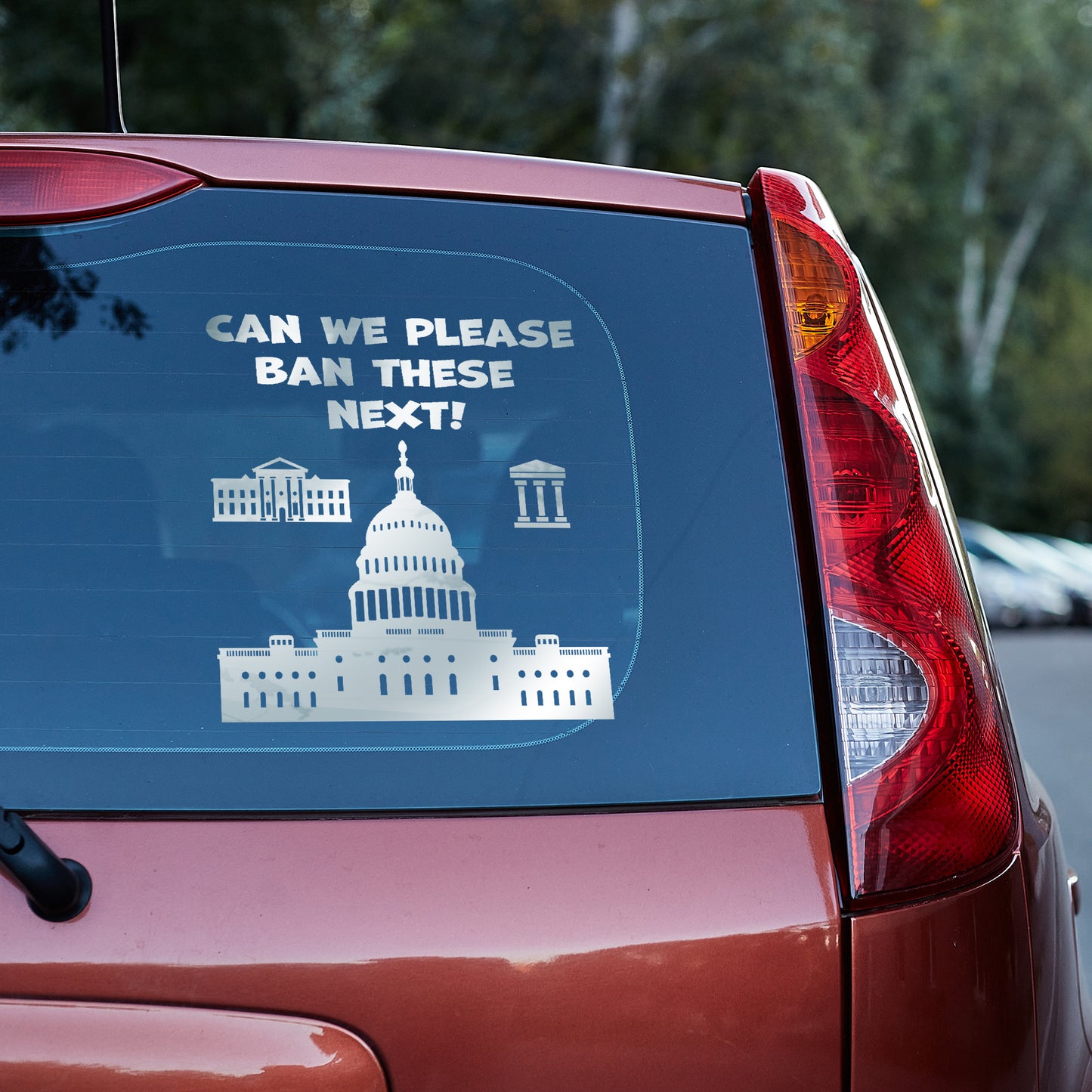 Can we please ban these next Vinyl decal All decal stickers Decals for cars Decals for Trucks decals for tumblers FB minivan sticker SUV decals TikTok TikTok ban truck decals window decal car Window decals window decor