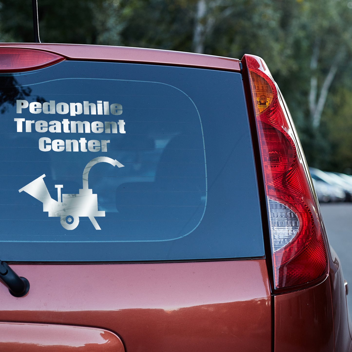 Pedophile Treatment Center vinyl decal car decal decal for cars decal for trucks Decals for cars Decals for Trucks decals for tumblers decals for vehicles door decal funny decals p diddy Window decals