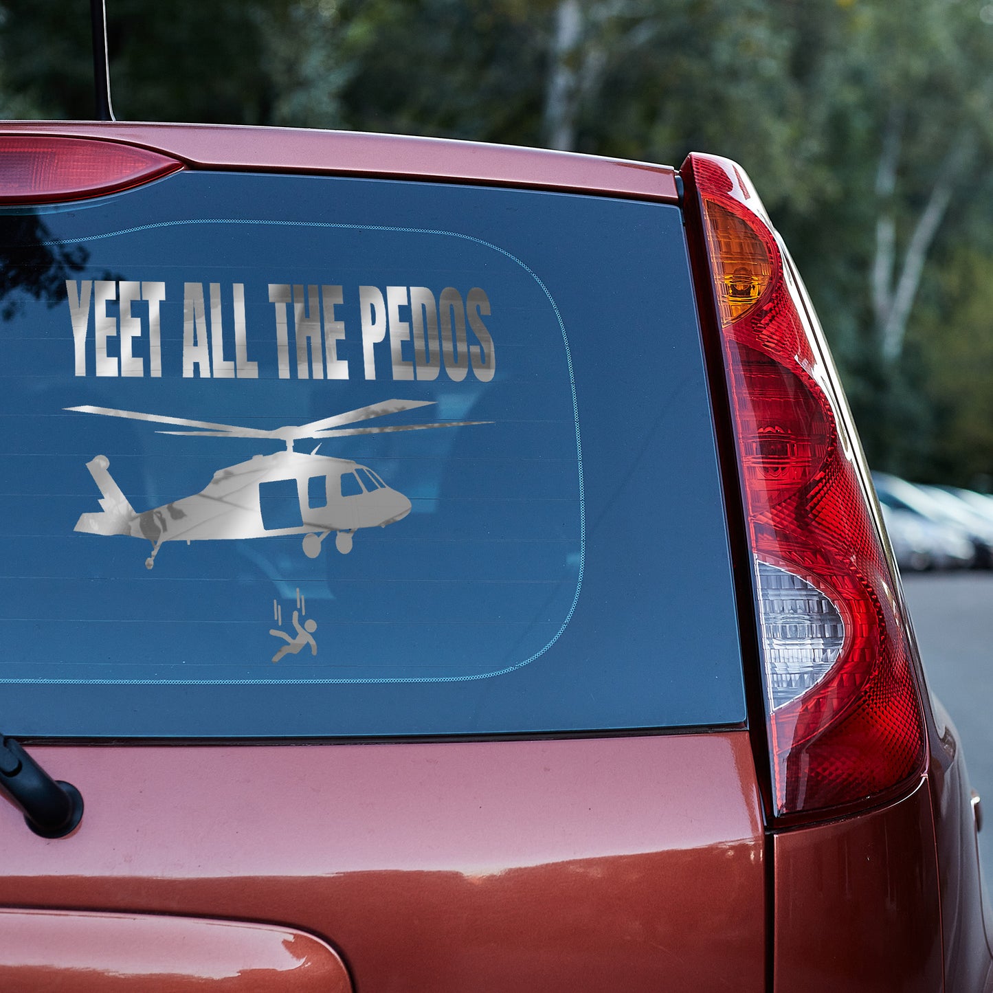 yeet all the Pedos Vinyl Decal Diddy Epstein Epstein Client List p diddy window decal window sticker