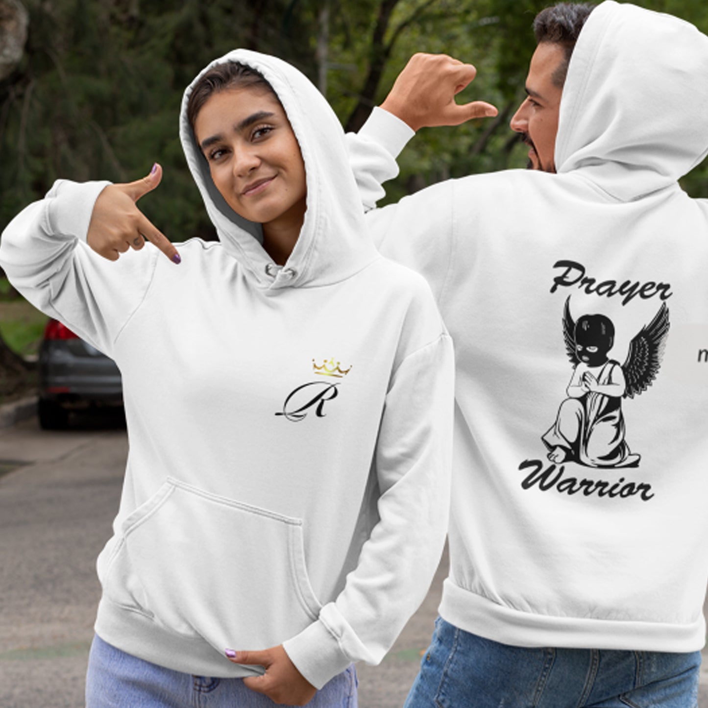 Prayer Warrior Royalty Hustle Designs unisex hoodie Koby Hustle Kobyhustle