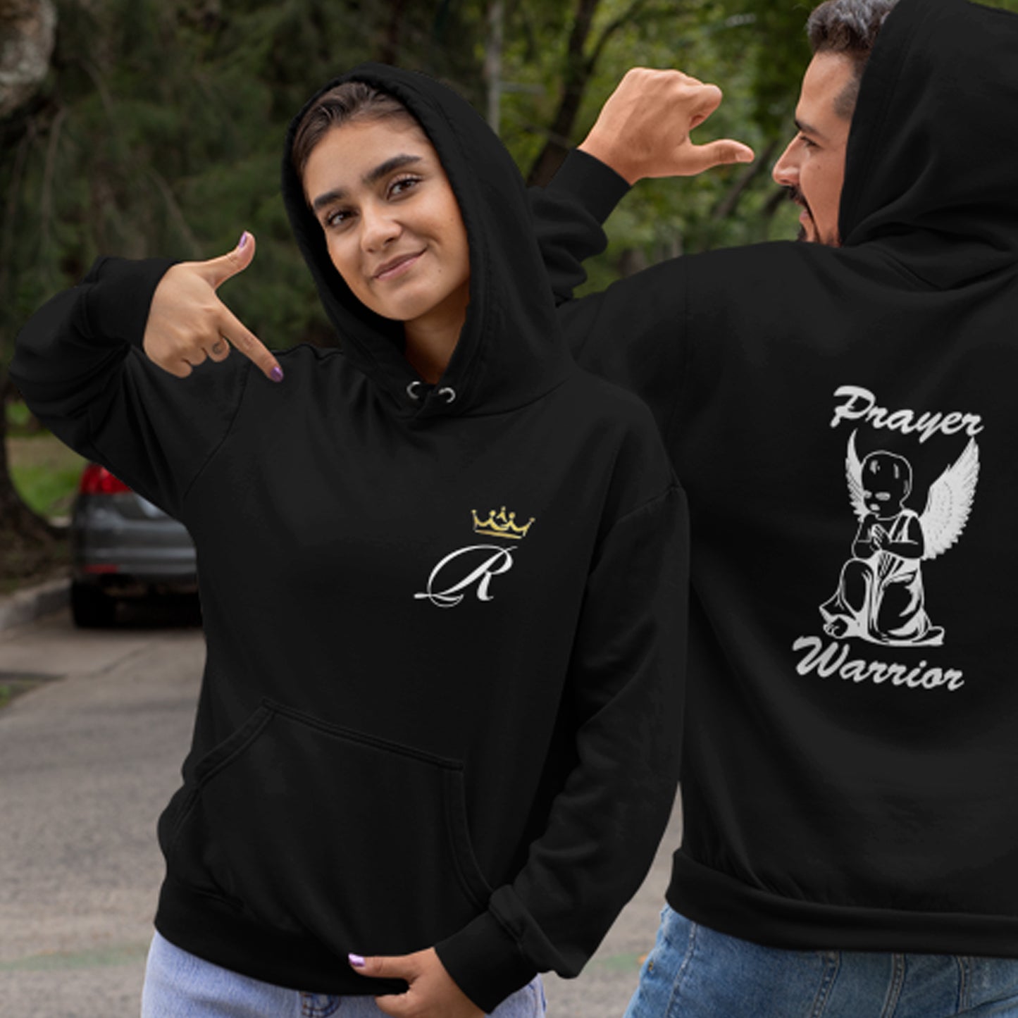 Prayer Warrior Royalty Hustle Designs unisex hoodie Koby Hustle Kobyhustle