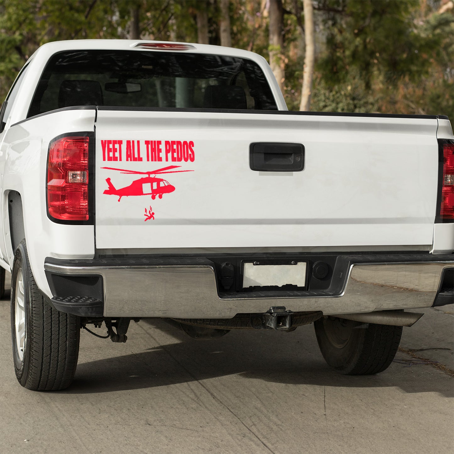yeet all the Pedos Vinyl Decal Diddy Epstein Epstein Client List p diddy window decal window sticker