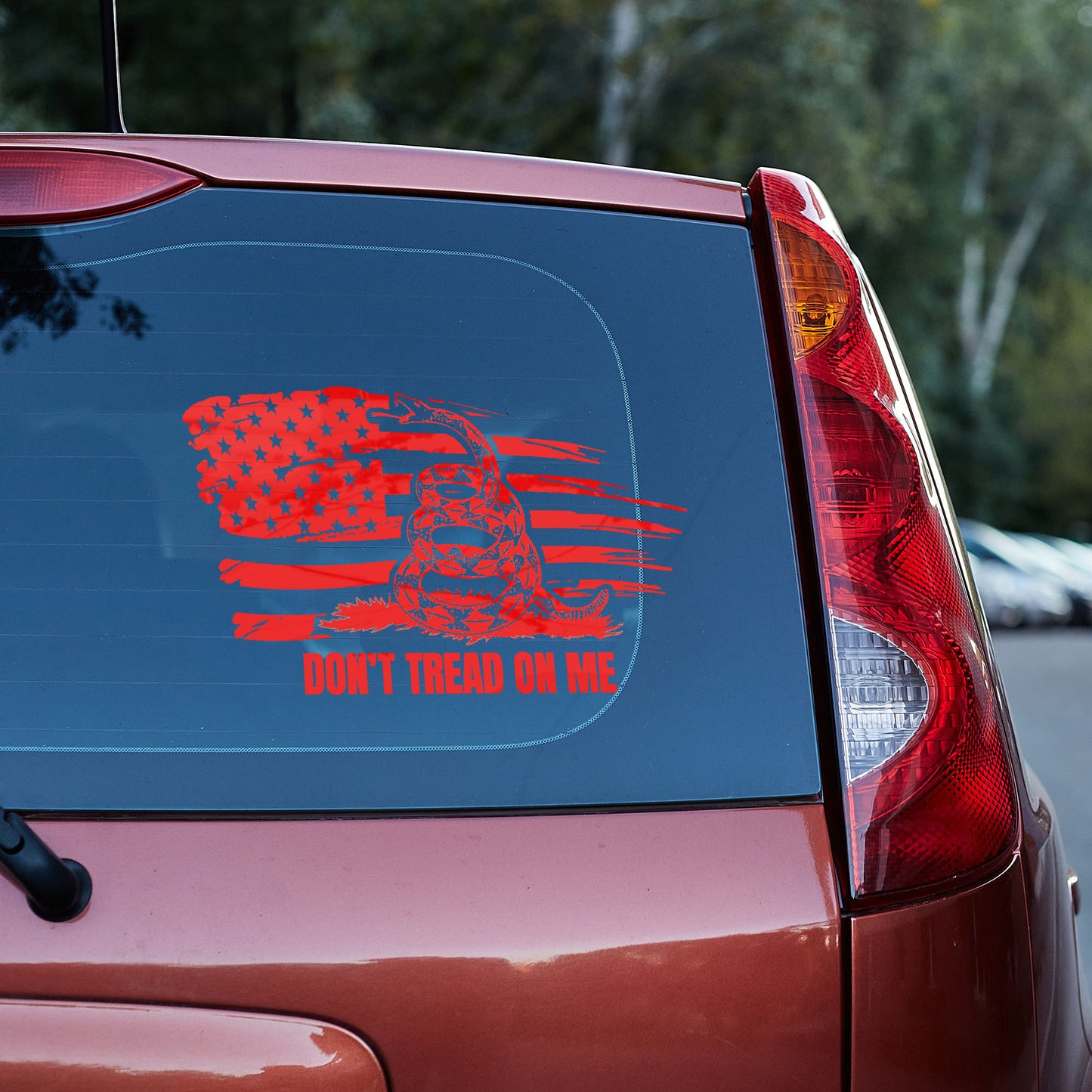 Don't tread on me Vinyl decal 2nd amendment car decal Gadsden snake liberty liberty snake Truck decal truck decals Vehicle decal
