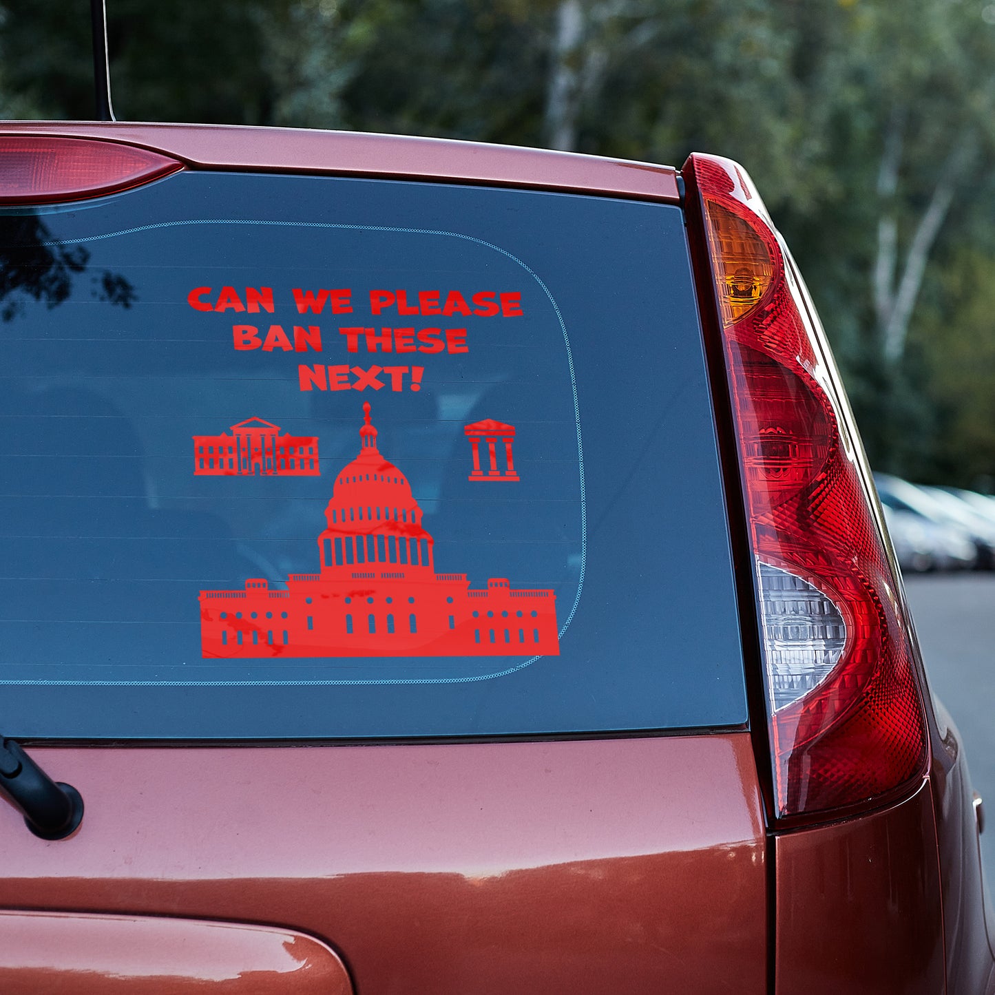 Can we please ban these next Vinyl decal All decal stickers Decals for cars Decals for Trucks decals for tumblers FB minivan sticker SUV decals TikTok TikTok ban truck decals window decal car Window decals window decor