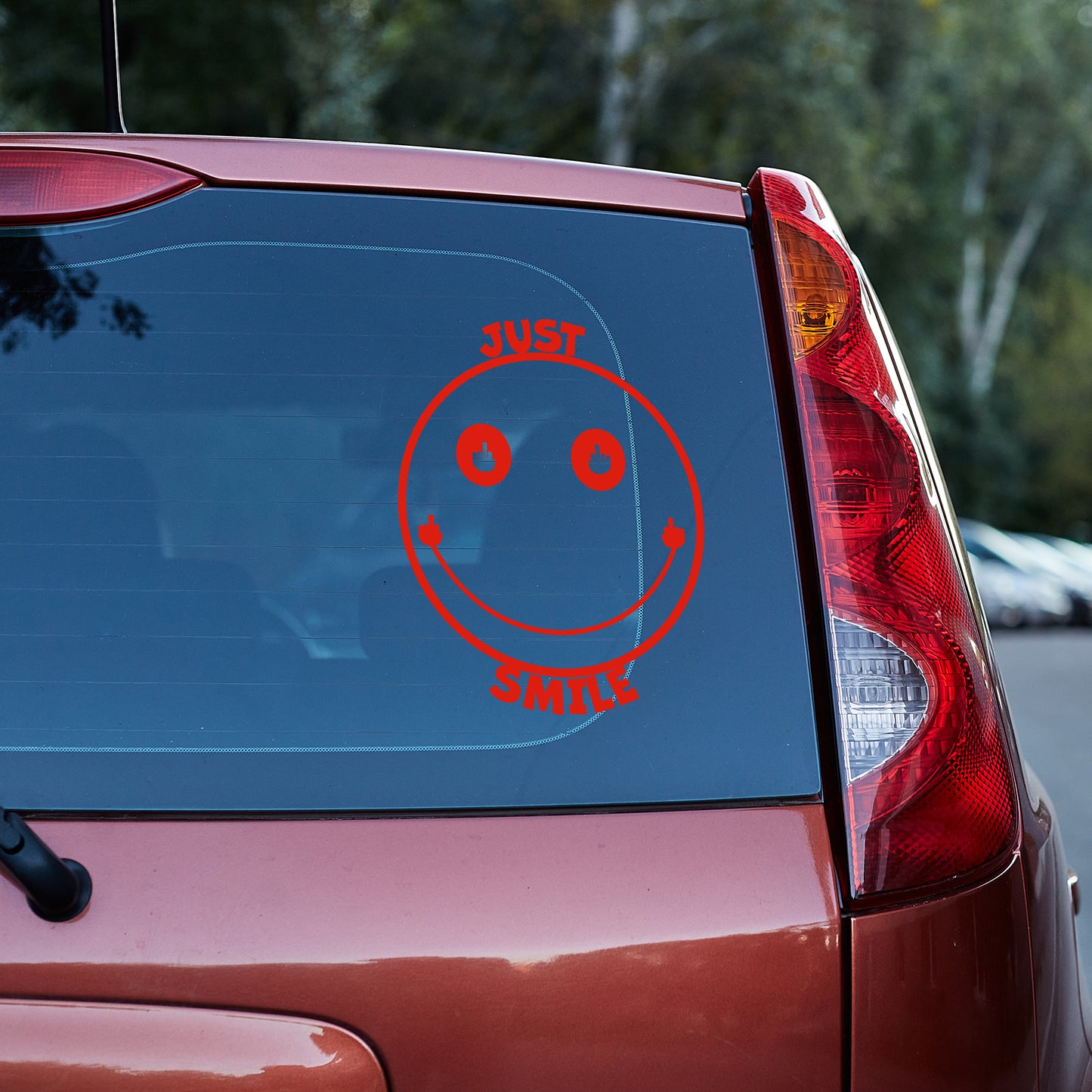 Just smile funny Vinyl decal All decal stickers Decals for cars Decals for Trucks decals for tumblers FB freedom liberty minivan sticker SUV decals truck decals window decal car Window decals window decor