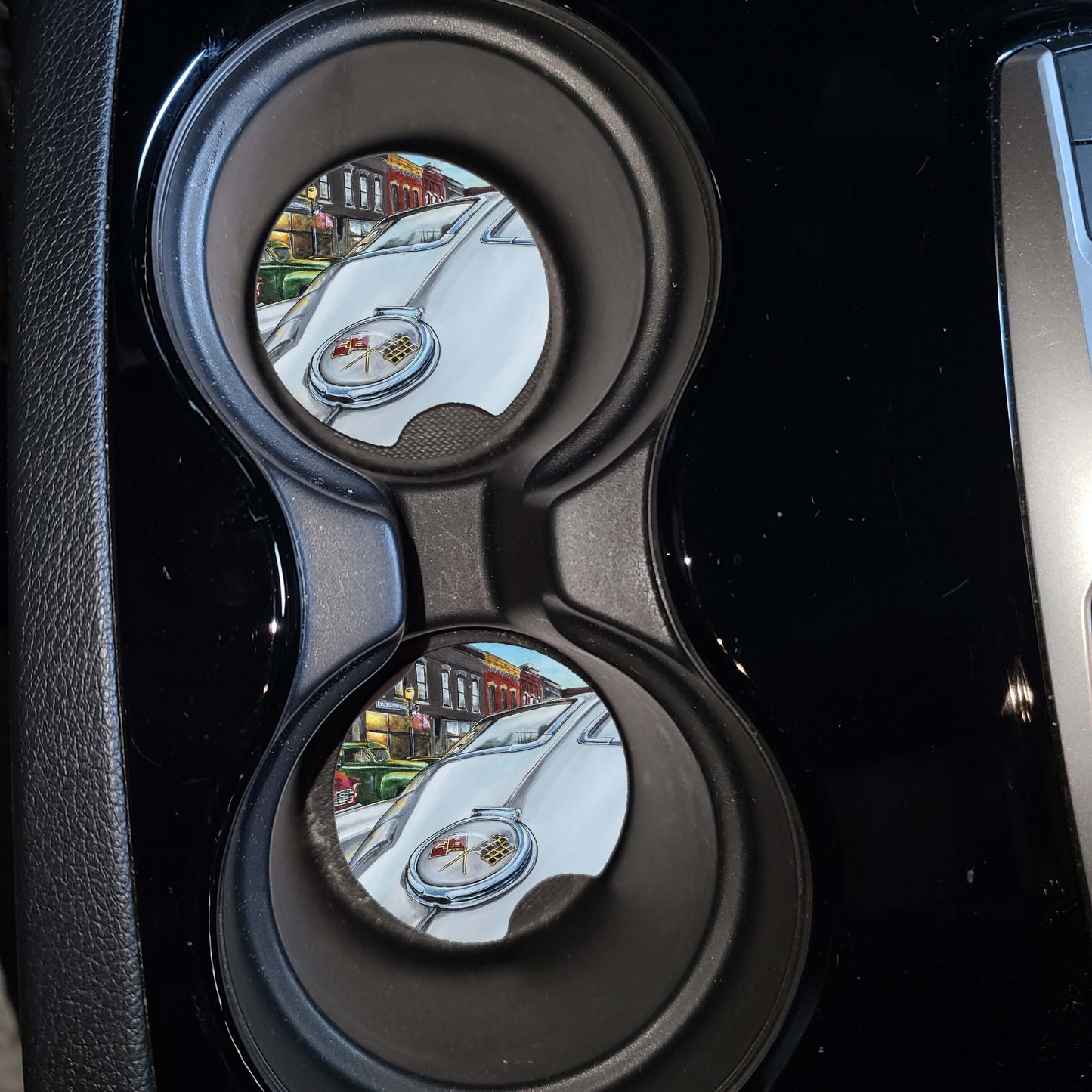 Split Window  - MaddK Studio -  car drink coaster