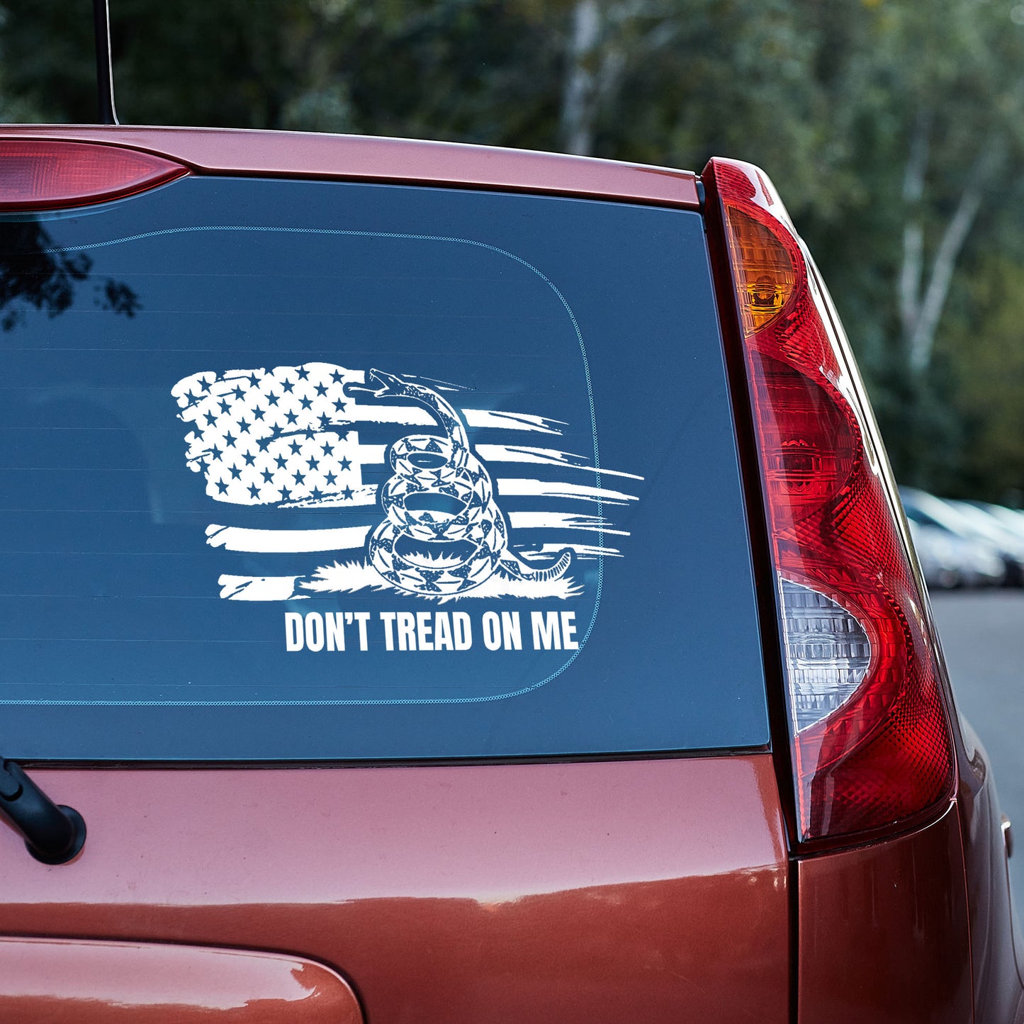 Don't tread on me Vinyl decal 2nd amendment car decal Gadsden snake liberty liberty snake Truck decal truck decals Vehicle decal