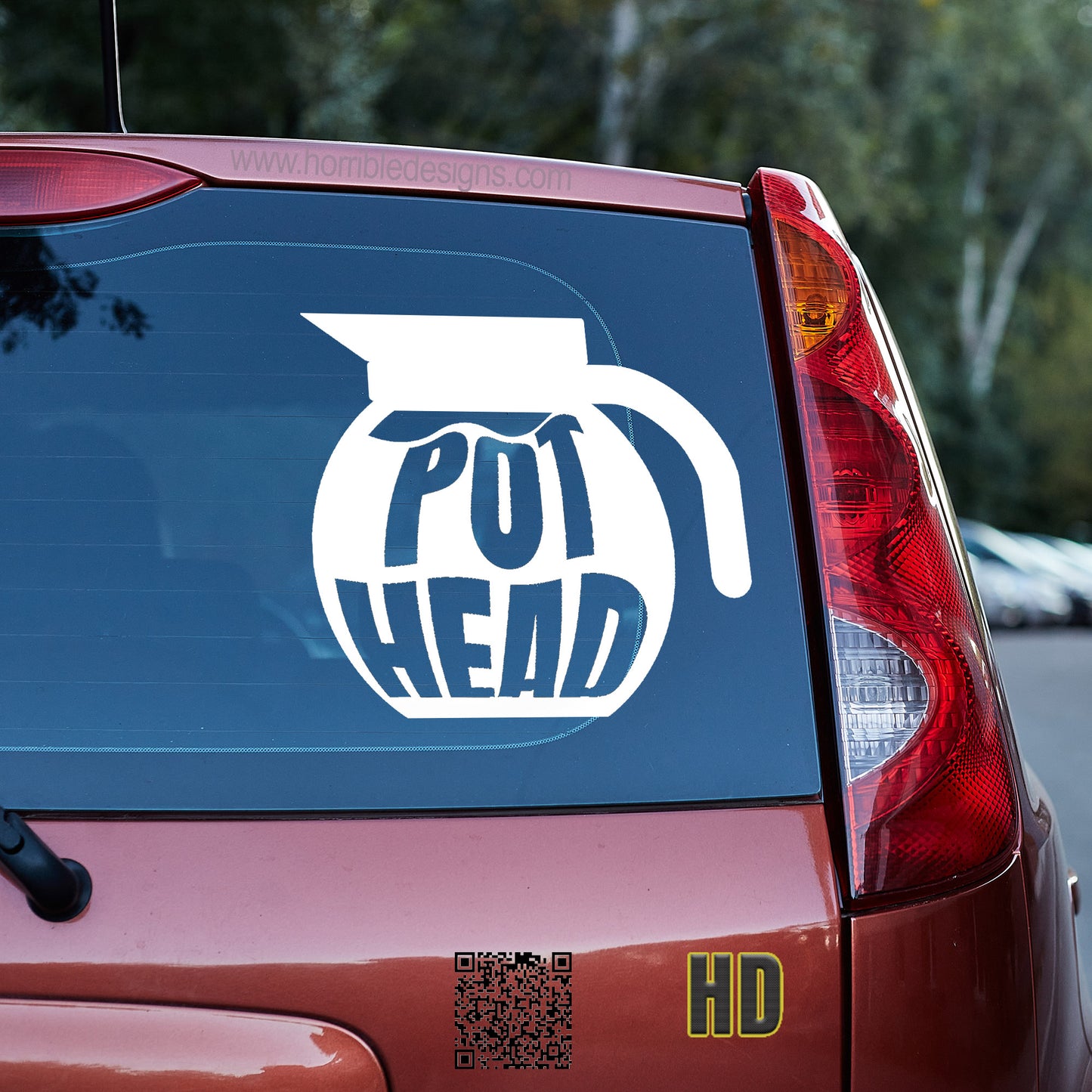Pot Head v2 Vinyl decal All coffee coffee addict Coffee Humor Coffee Lover Coffee Snob coffee time decal stickers Decals for cars Decals for Trucks FB minivan sticker Skeleton SUV decals truck decals window decal car Window decals window decor