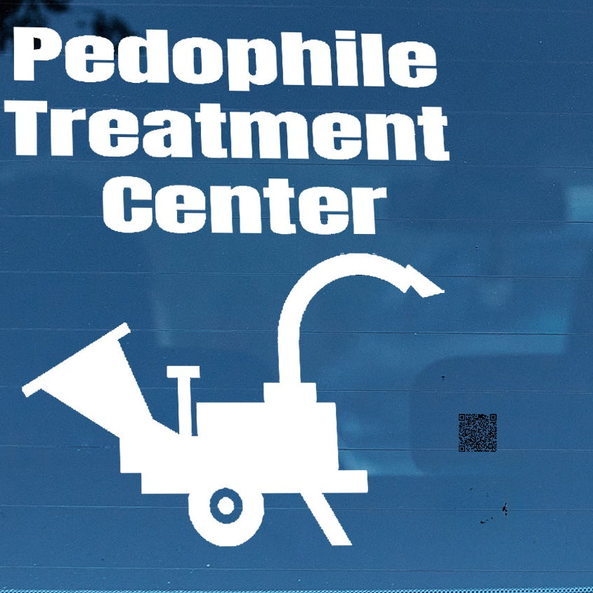 Pedophile Treatment Center vinyl decal car decal decal for cars decal for trucks Decals for cars Decals for Trucks decals for tumblers decals for vehicles door decal funny decals p diddy Window decals