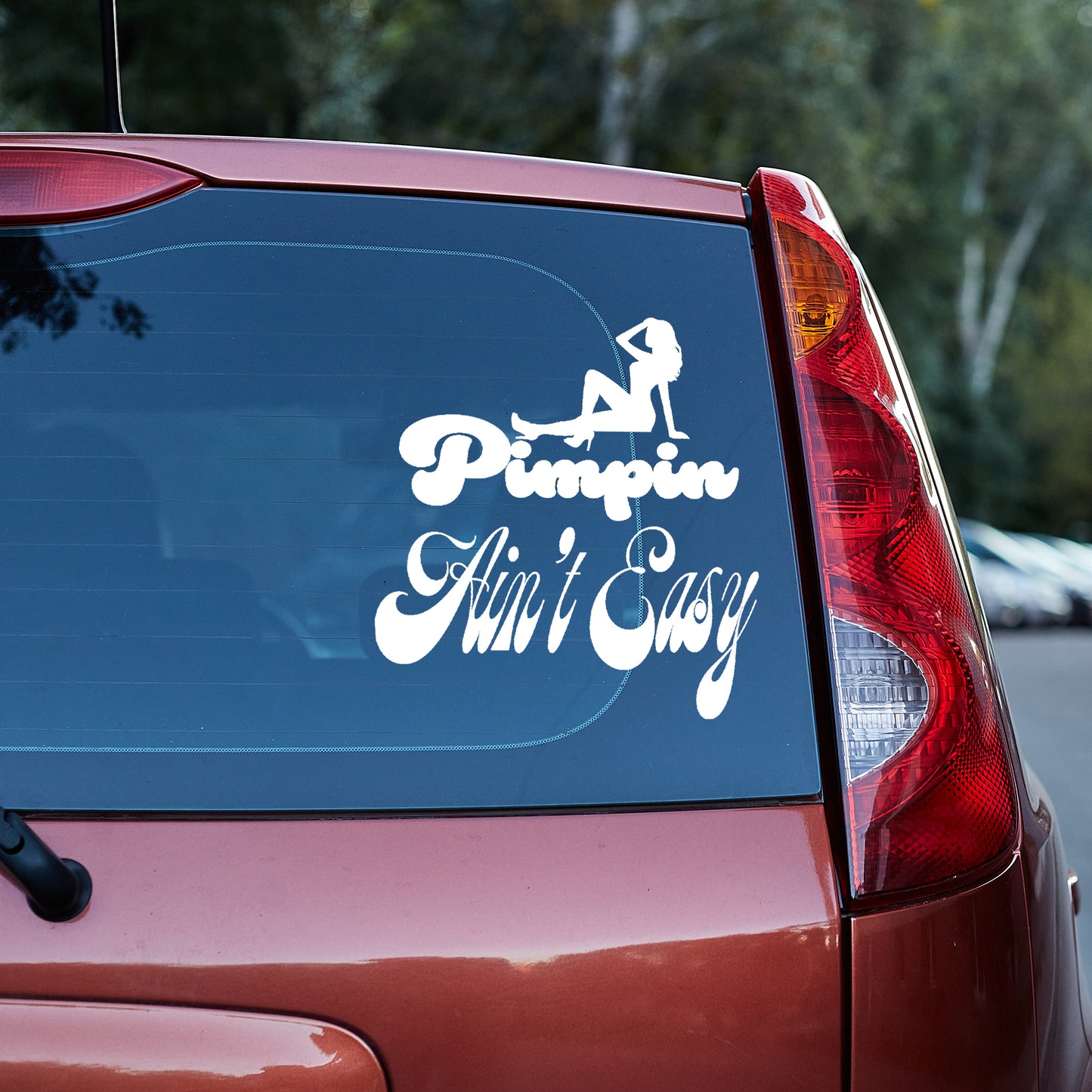 Pimpin aint easy vinyl decal All decal stickers Decals for cars Decals for Trucks decals for tumblers FB minivan sticker SUV decals truck decals window decal car Window decals window decor