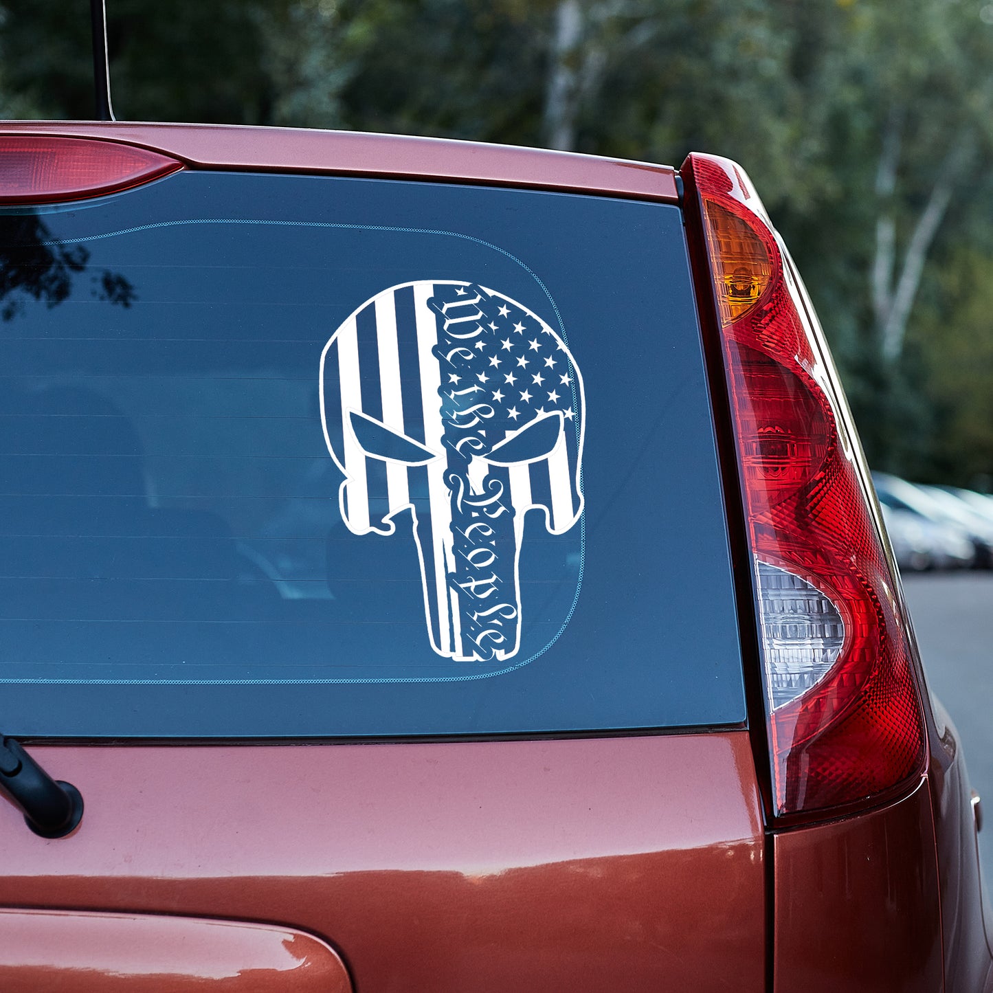 We the people patriotic skull vinyl decal 1776 decal stickers Decals for cars Decals for Trucks decals for tumblers freedom liberty minivan sticker SUV decals truck decals window decal car Window decals window decor