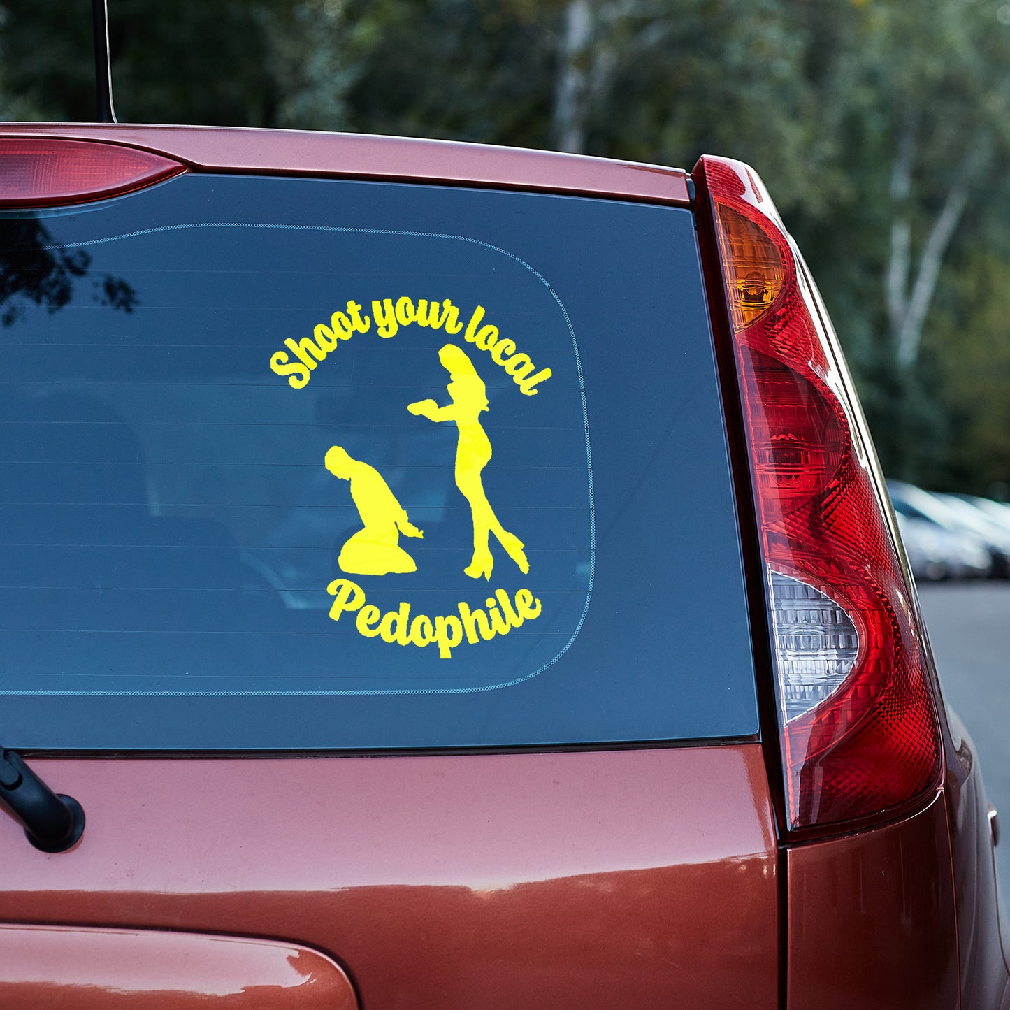 Save the kids v1 Vinyl decal decal stickers Decals for cars Decals for Trucks decals for tumblers freedom minivan sticker PEDO Pedophile Pedophilia save the kids Shoot Shoot your local pedophile SUV decals truck decals window decal car Window decals window decor