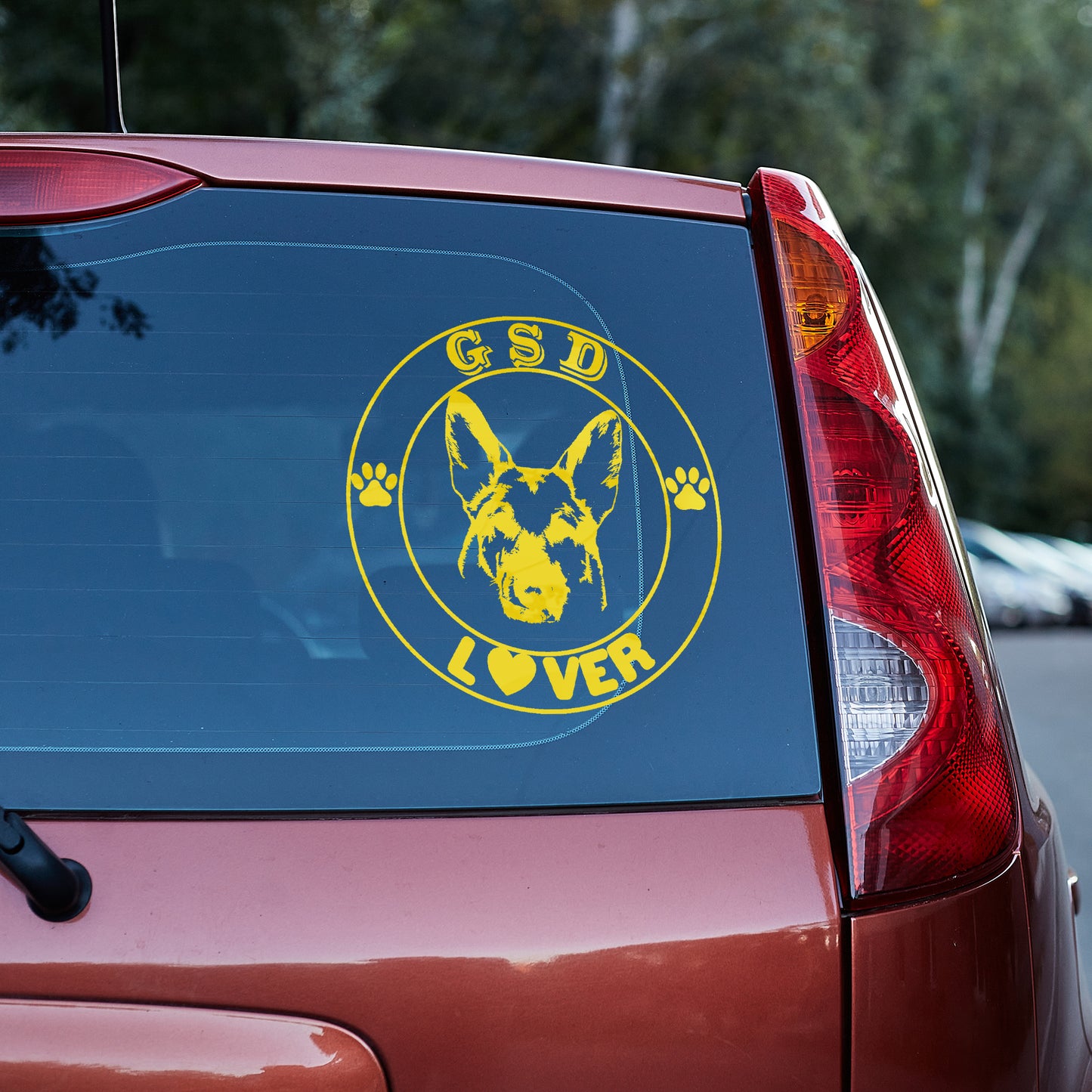 GSD (German Shepherd Dog) Lover vinyl decal All decal stickers Decals for cars Decals for Trucks decals for tumblers Dog Lover FB freedom German Shepherd liberty minivan sticker SUV decals truck decals window decal car Window decals window decor