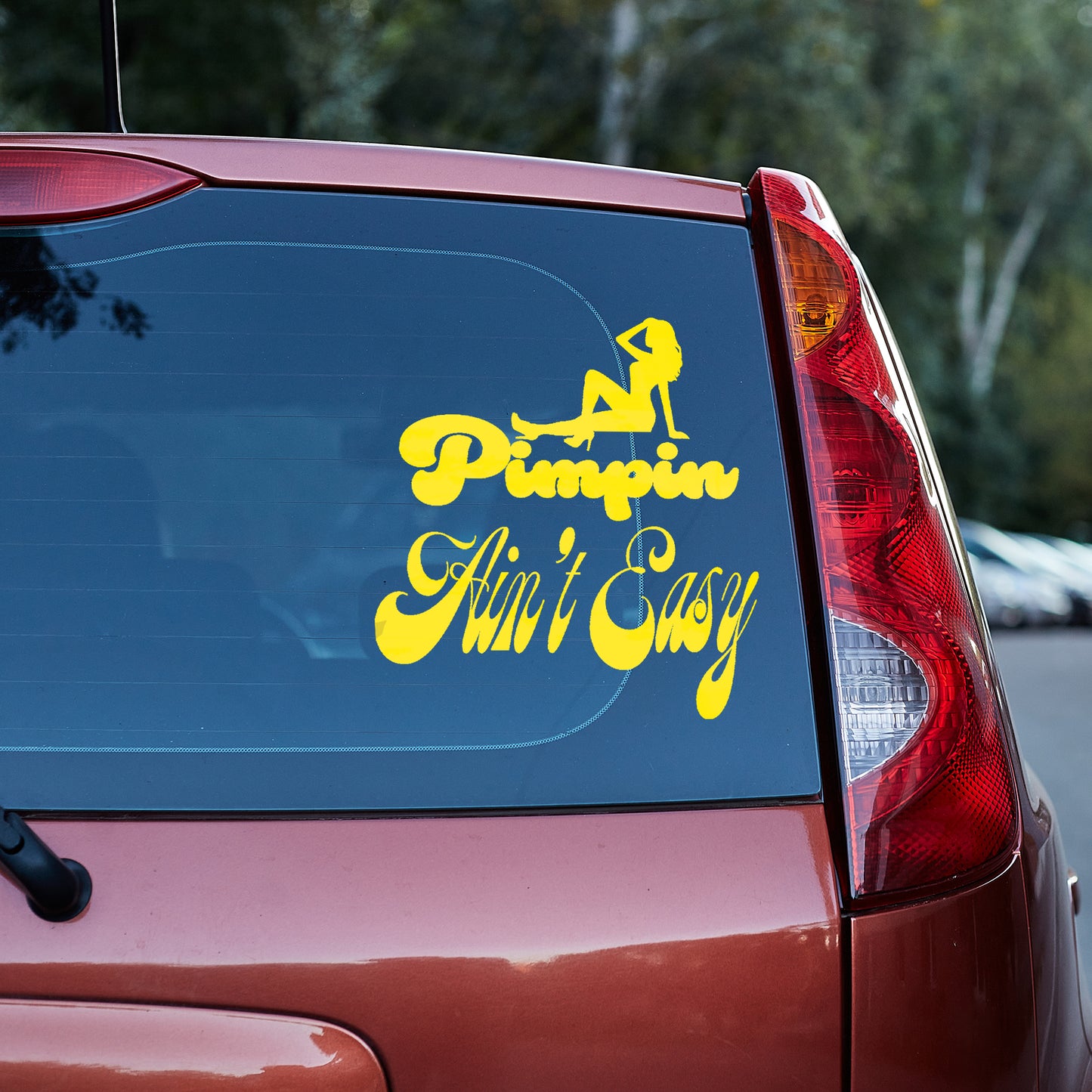 Pimpin aint easy vinyl decal All decal stickers Decals for cars Decals for Trucks decals for tumblers FB minivan sticker SUV decals truck decals window decal car Window decals window decor